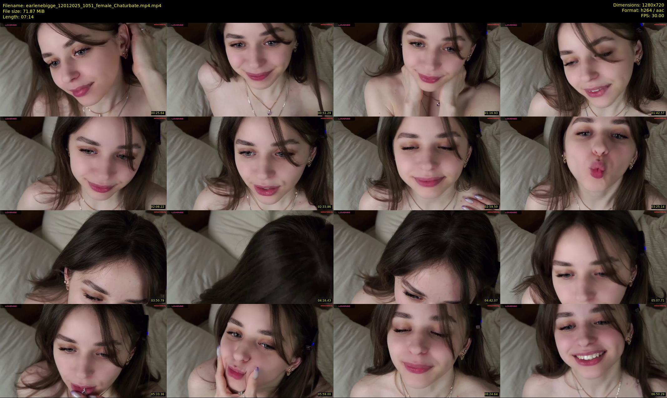 earlenebigge — 8 minute Chaturbate female cam show recording, 720p, Jan 12, 2025