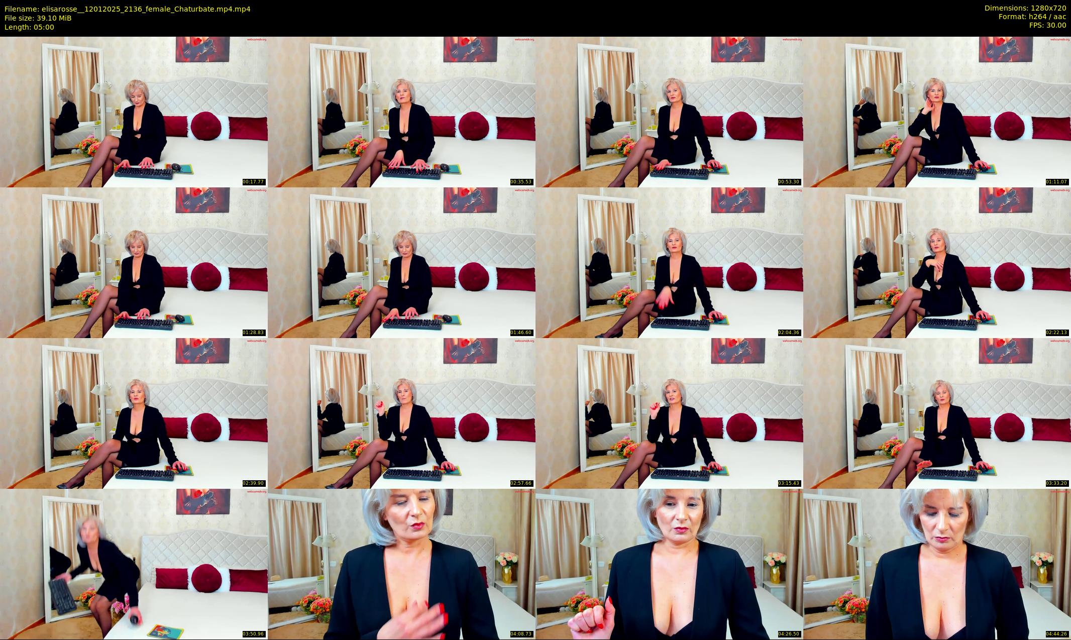 elisarosse_ — 5 minute Chaturbate female cam show recording, 720p, Jan 12, 2025