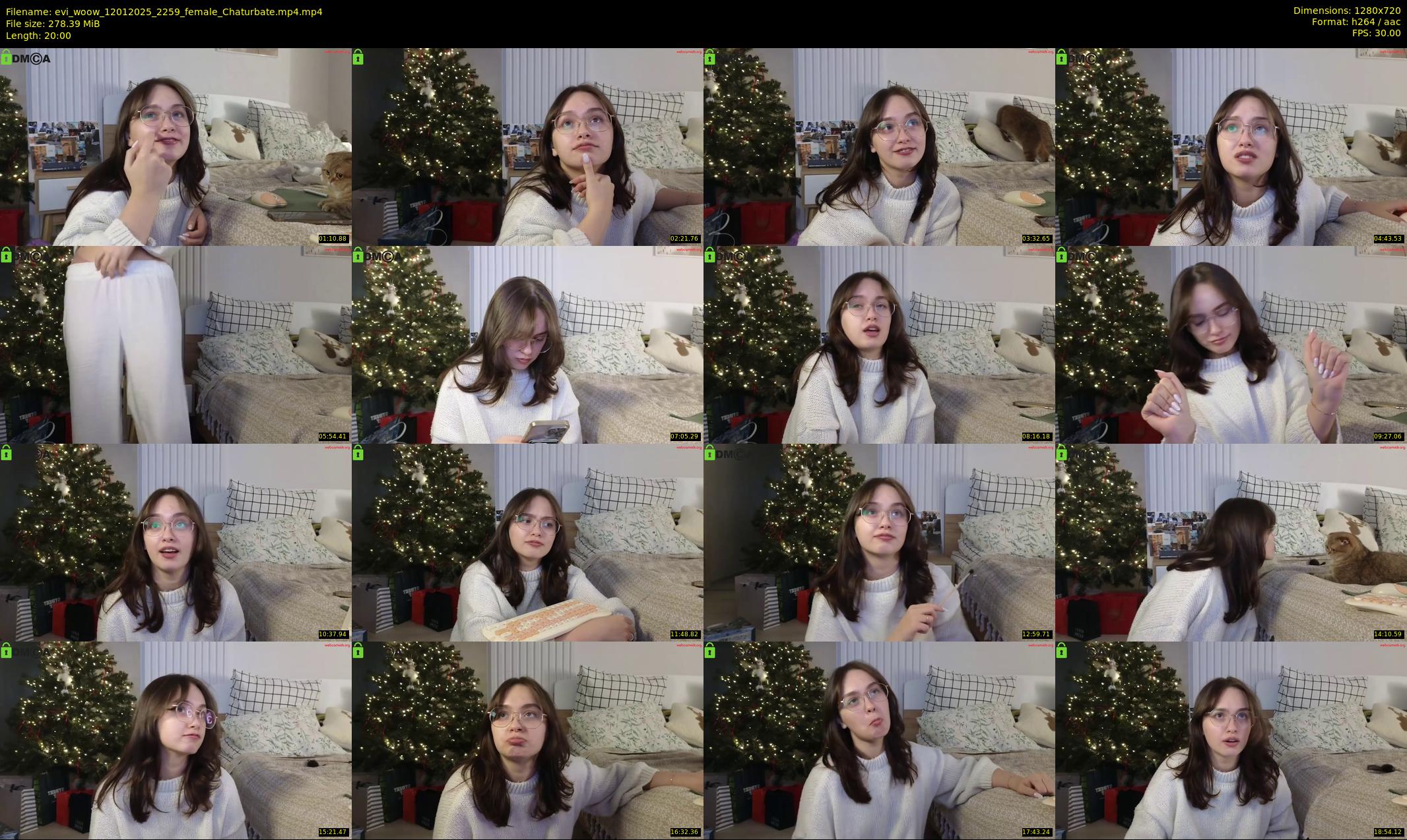 evi_woow — 20 minute Chaturbate female cam show recording, 720p, Jan 12, 2025