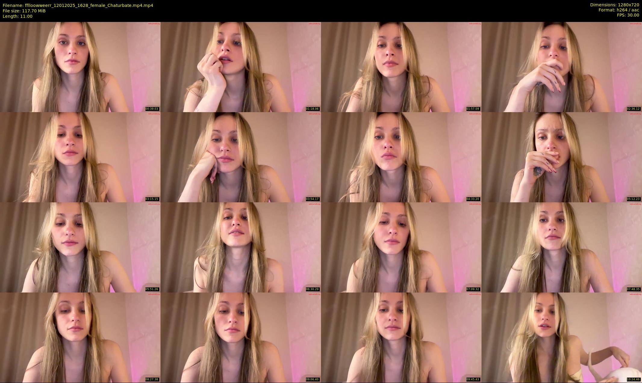 fflloowweerr — 11 minute Chaturbate couple cam show recording, 720p, Jan 12, 2025