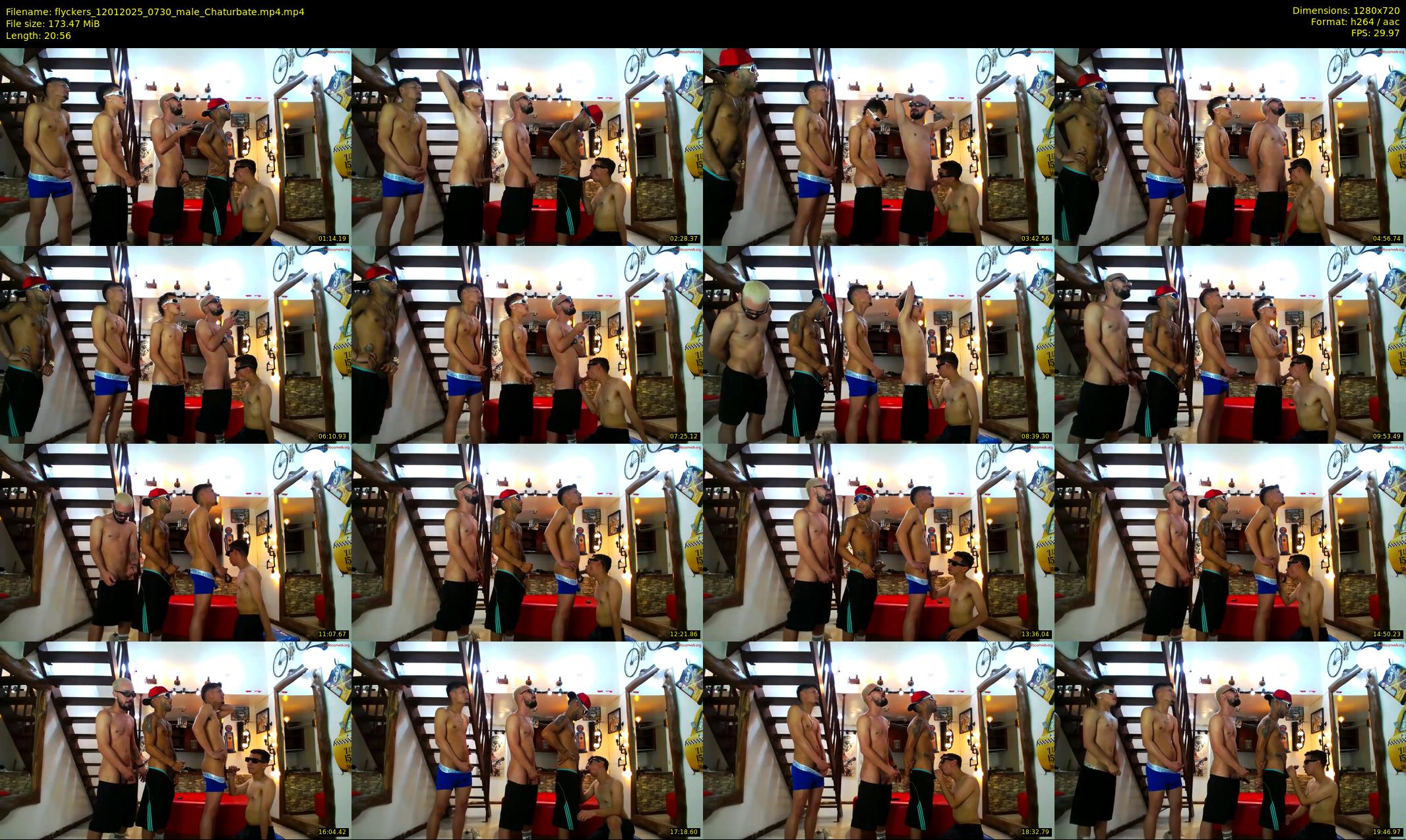 flyckers — 21 minute Chaturbate male cam show recording, 720p, Jan 12, 2025