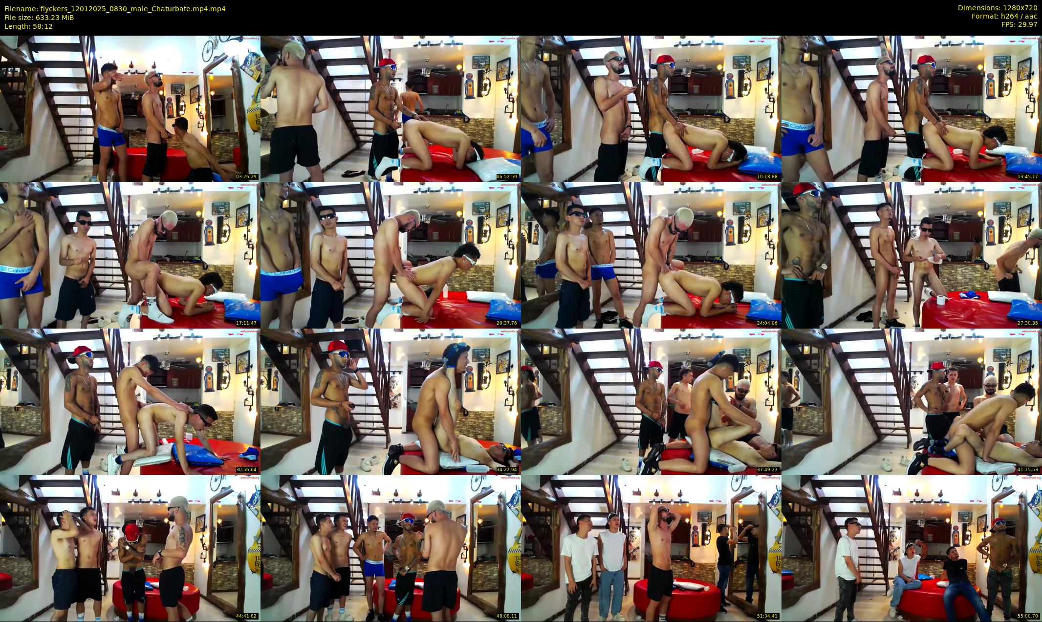 flyckers — 59 minute Chaturbate male cam show recording, 720p, Jan 12, 2025
