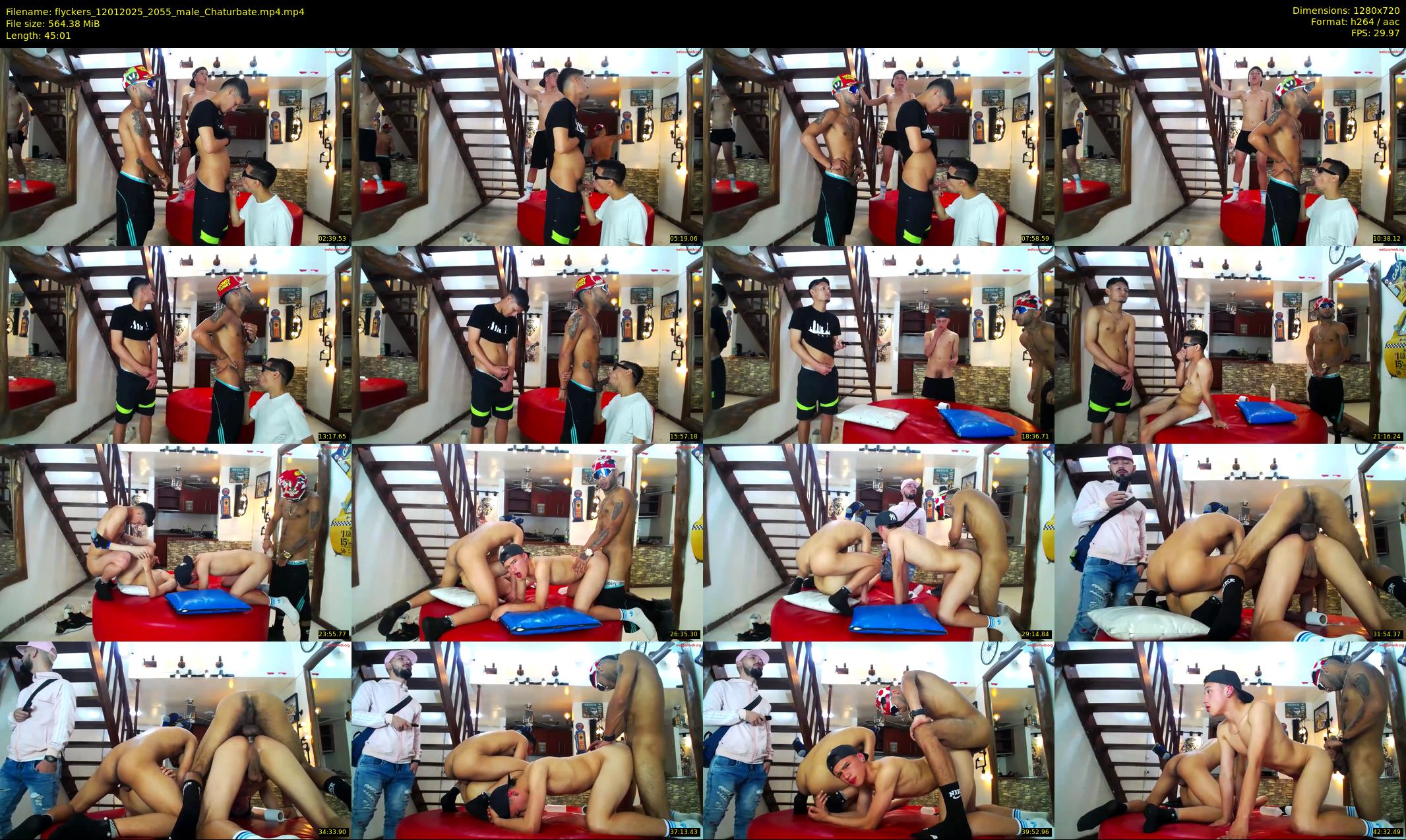 flyckers — 46 minute Chaturbate male cam show recording, 720p, Jan 12, 2025