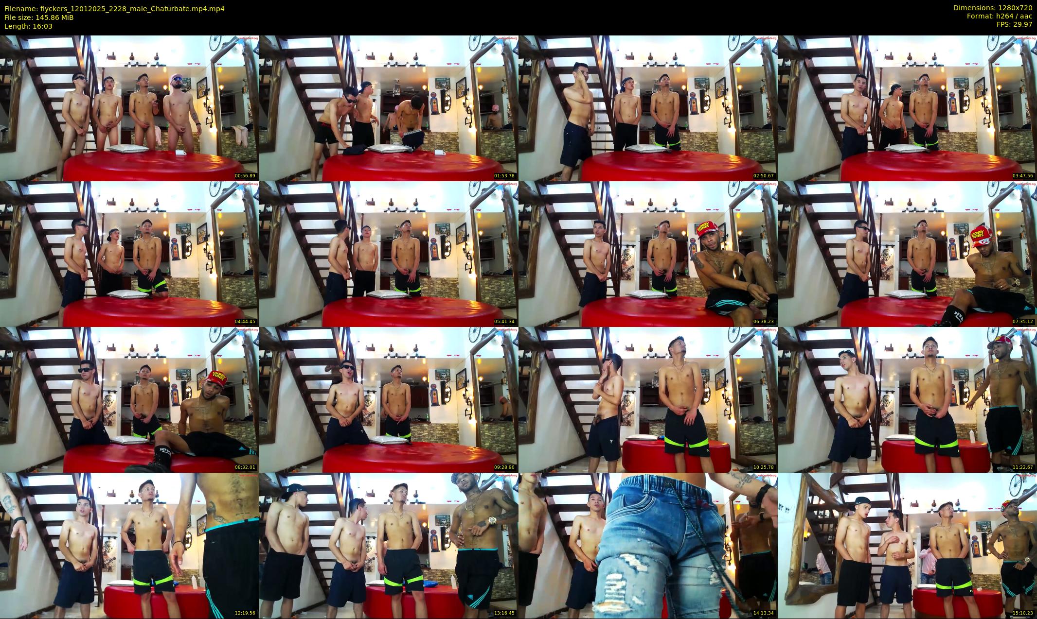 flyckers — 17 minute Chaturbate male cam show recording, 720p, Jan 12, 2025