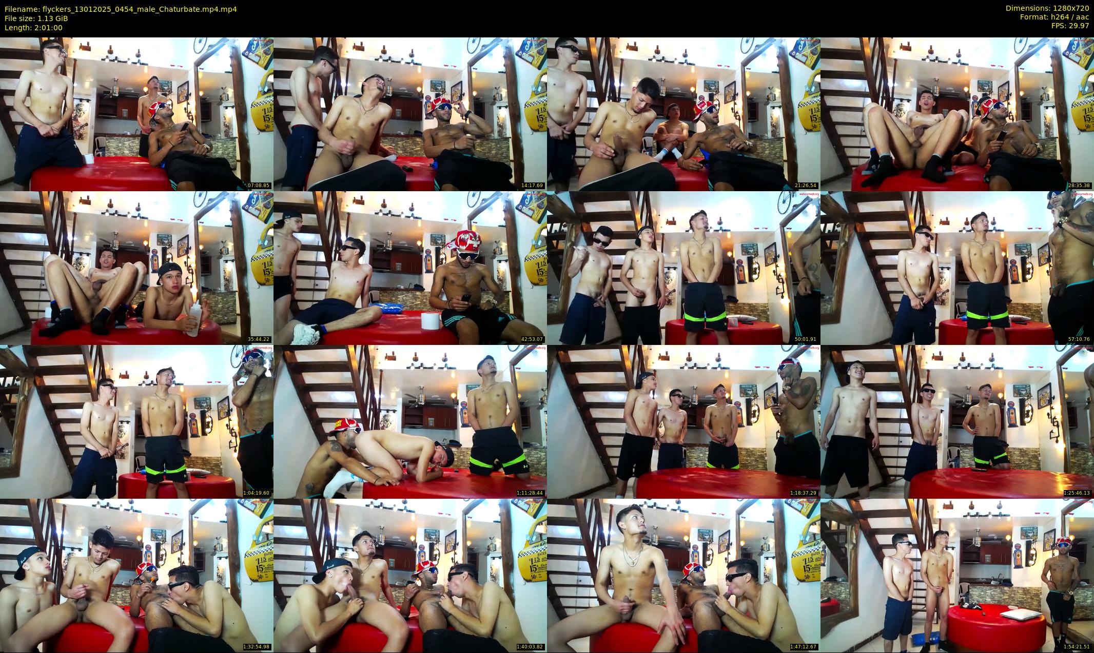 flyckers — 121 minute Chaturbate male cam show recording, 720p, Jan 13, 2025