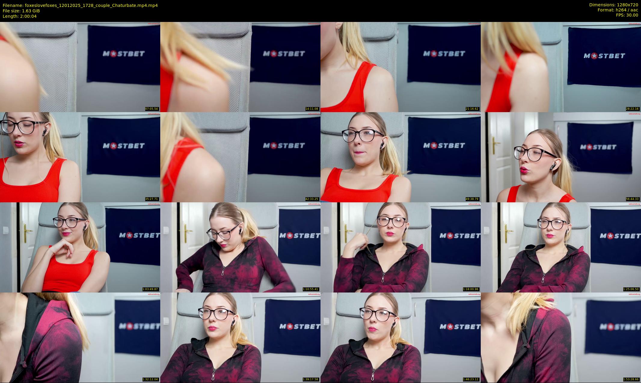 foxeslovefoxes — 121 minute Chaturbate couple cam show recording, 720p, Jan 12, 2025