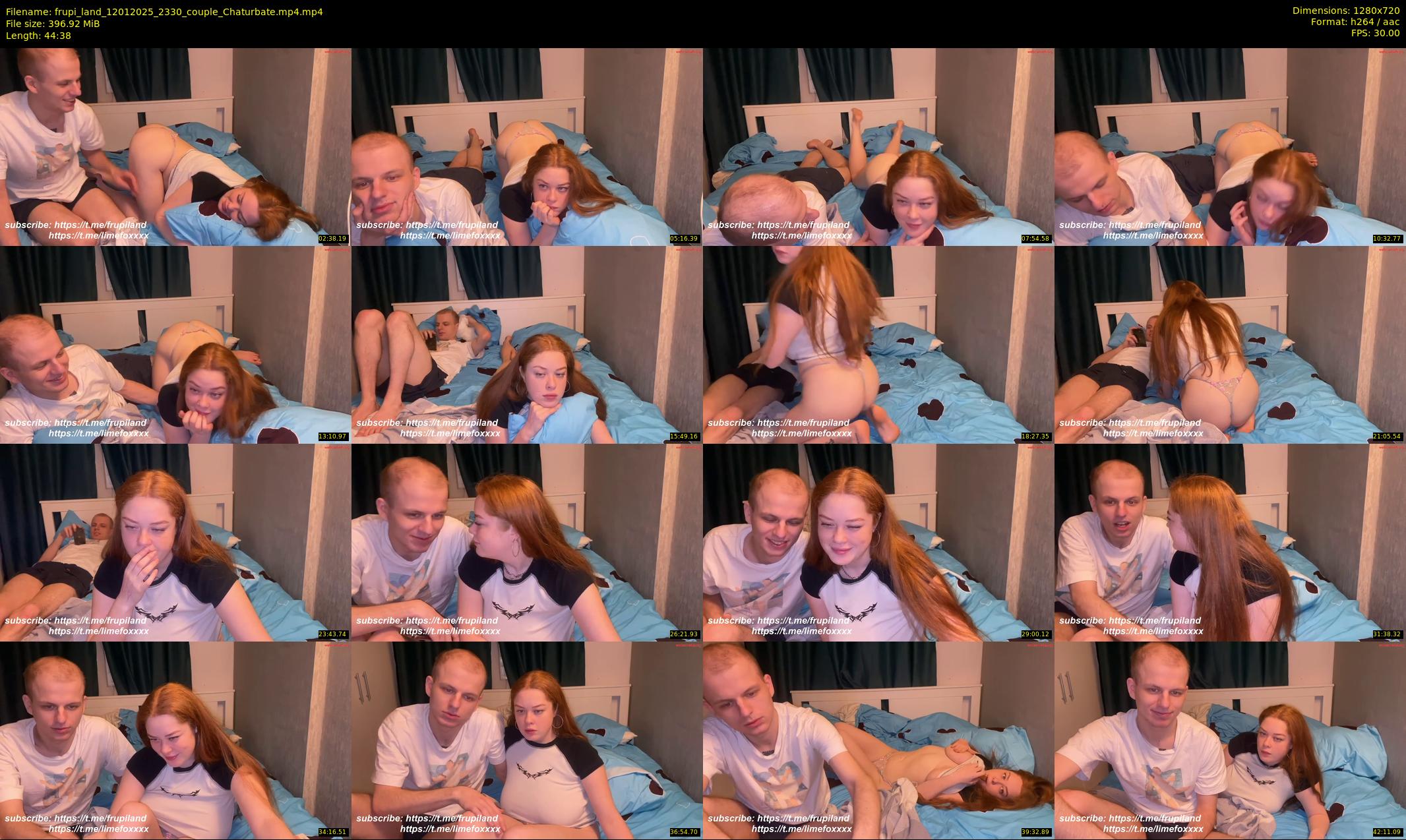 frupi_land — 45 minute Chaturbate couple cam show recording, 720p, Jan 12, 2025