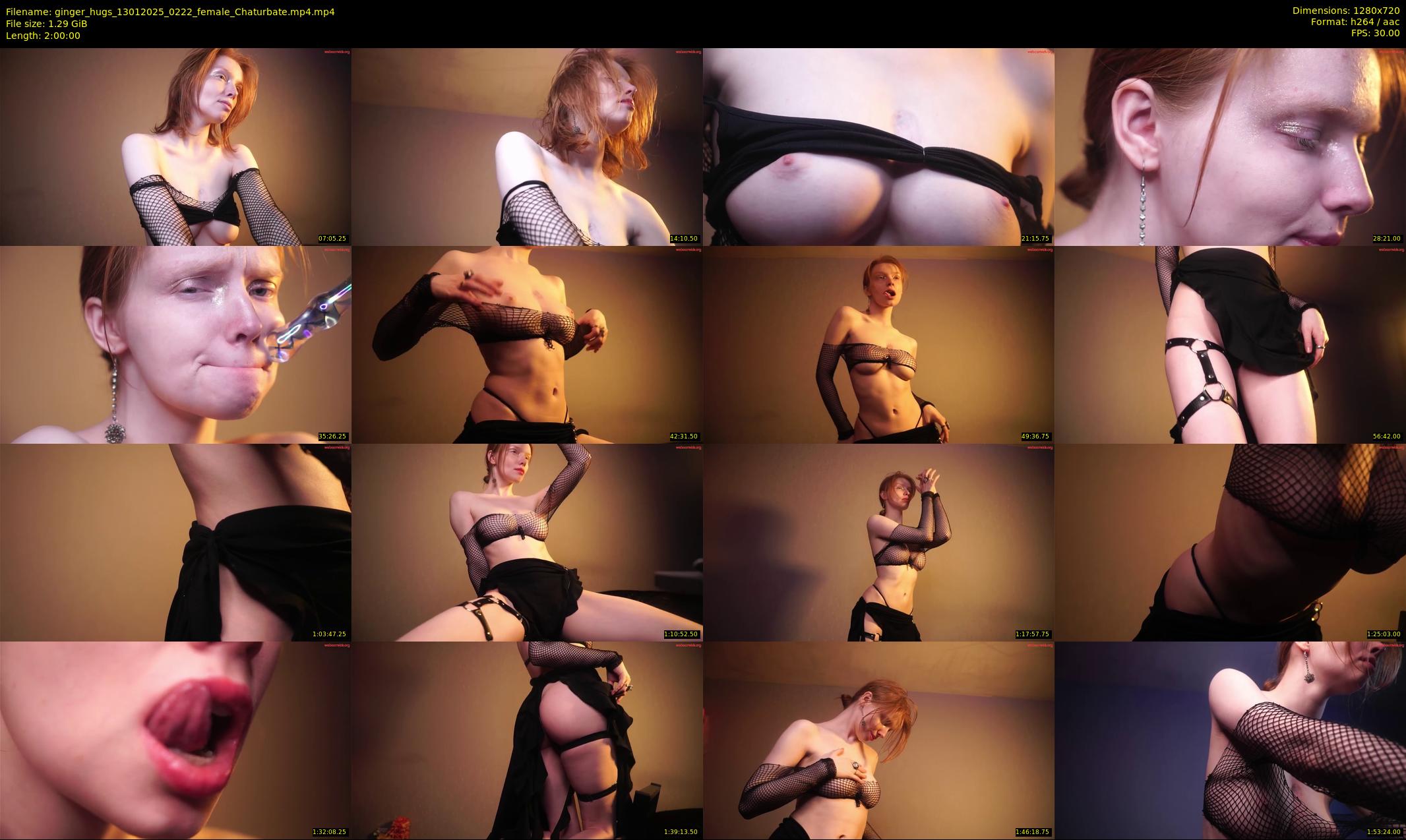 ginger_hugs — 120 minute Chaturbate female cam show recording, 720p, Jan 13, 2025