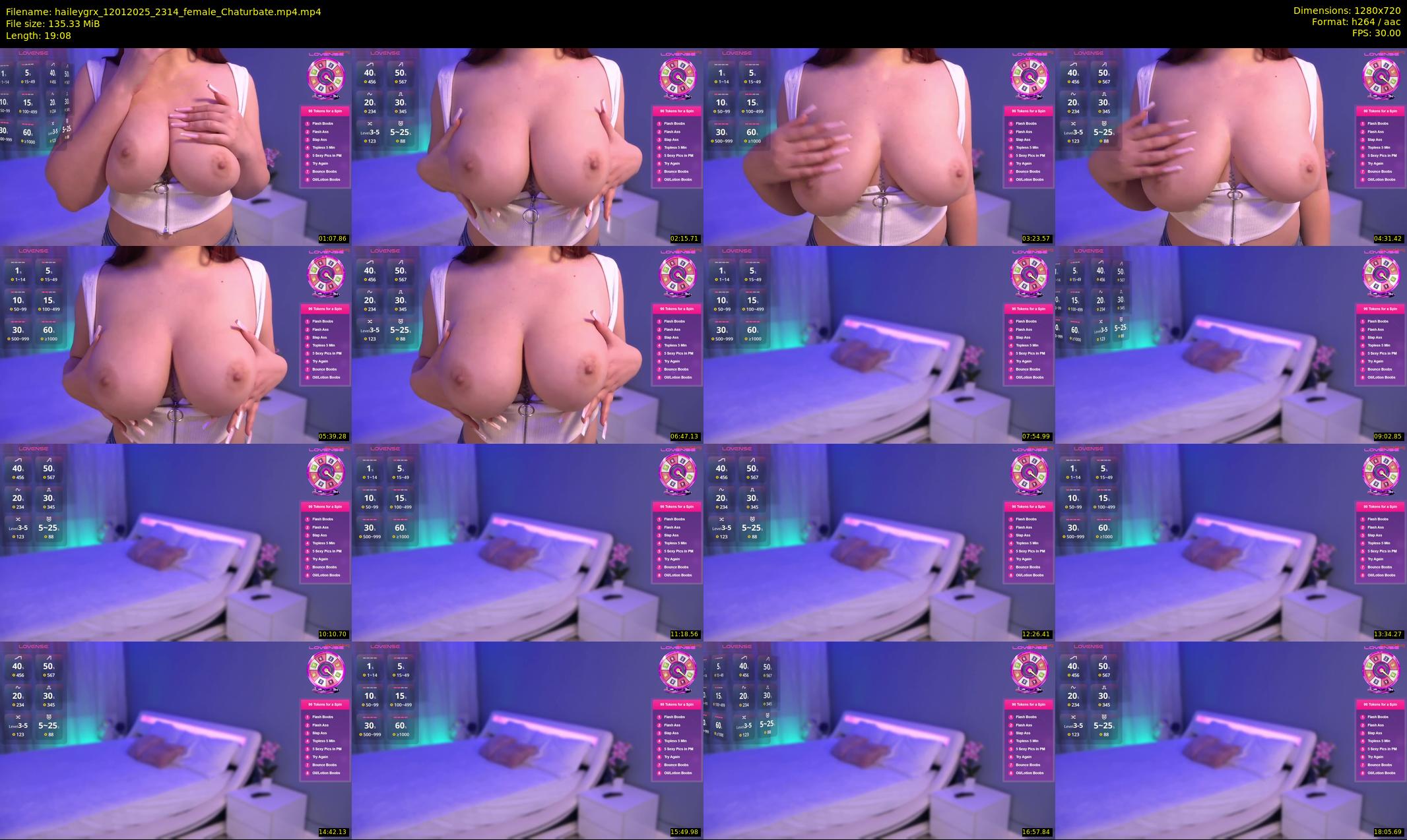 haileygrx — 20 minute Chaturbate female cam show recording, 720p, Jan 12, 2025