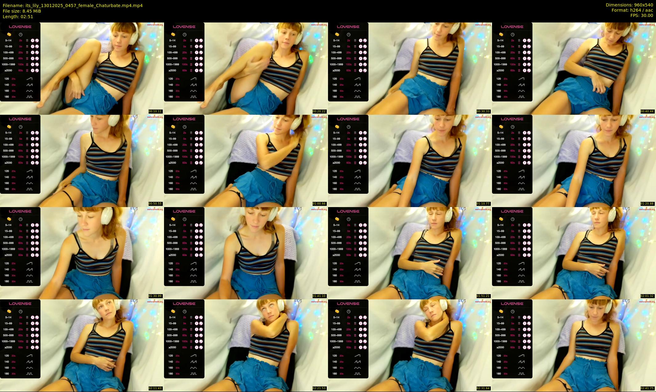 its_lily — 3 minute Chaturbate female cam show recording, 480p, Jan 13, 2025