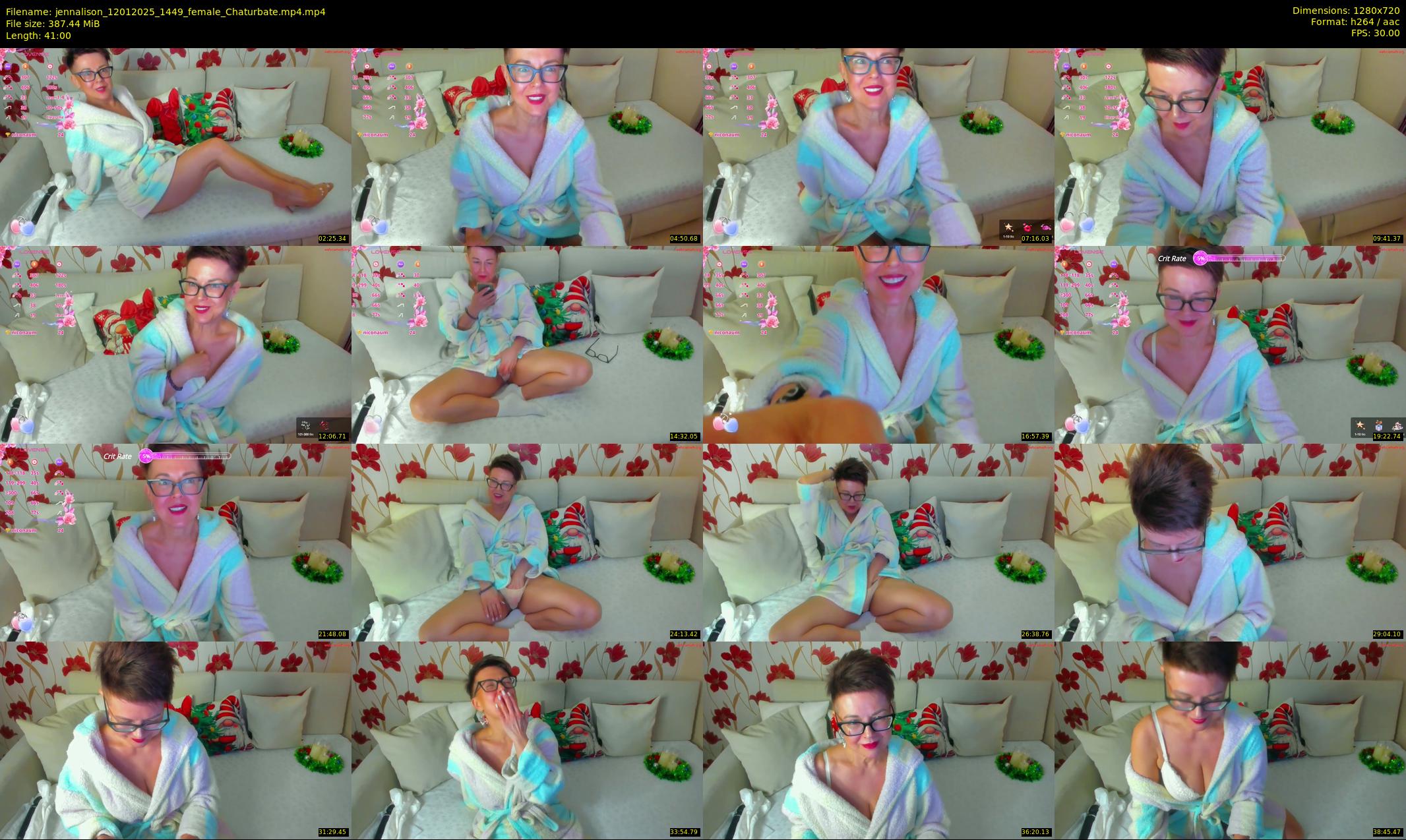 jennalison — 41 minute Chaturbate female cam show recording, 720p, Jan 12, 2025
