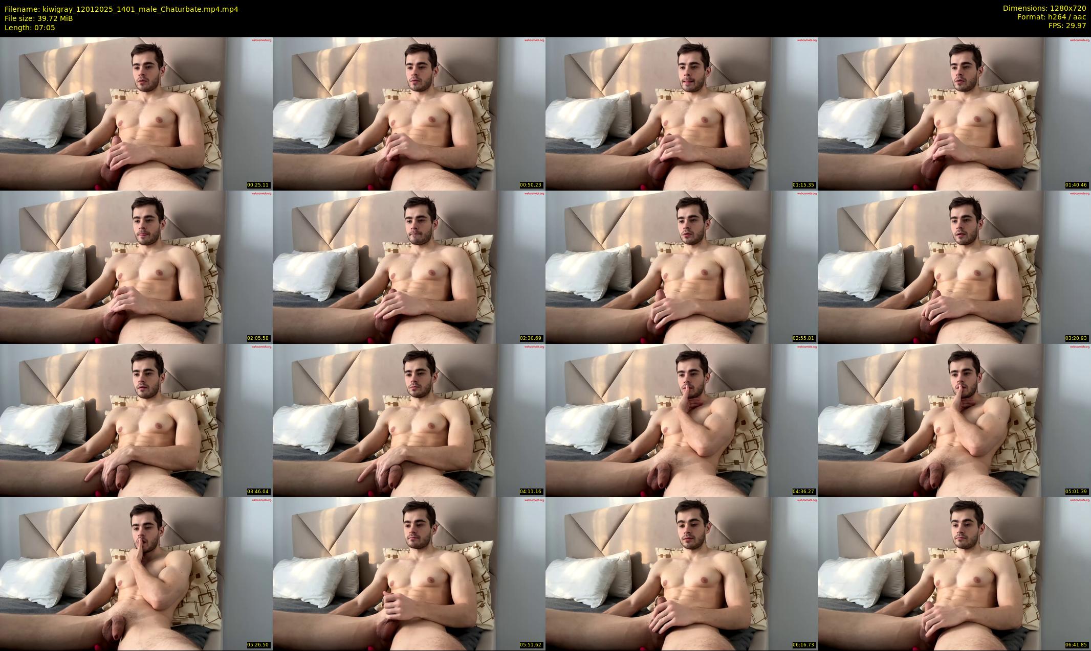 kiwigray — 8 minute Chaturbate male cam show recording, 720p, Jan 12, 2025