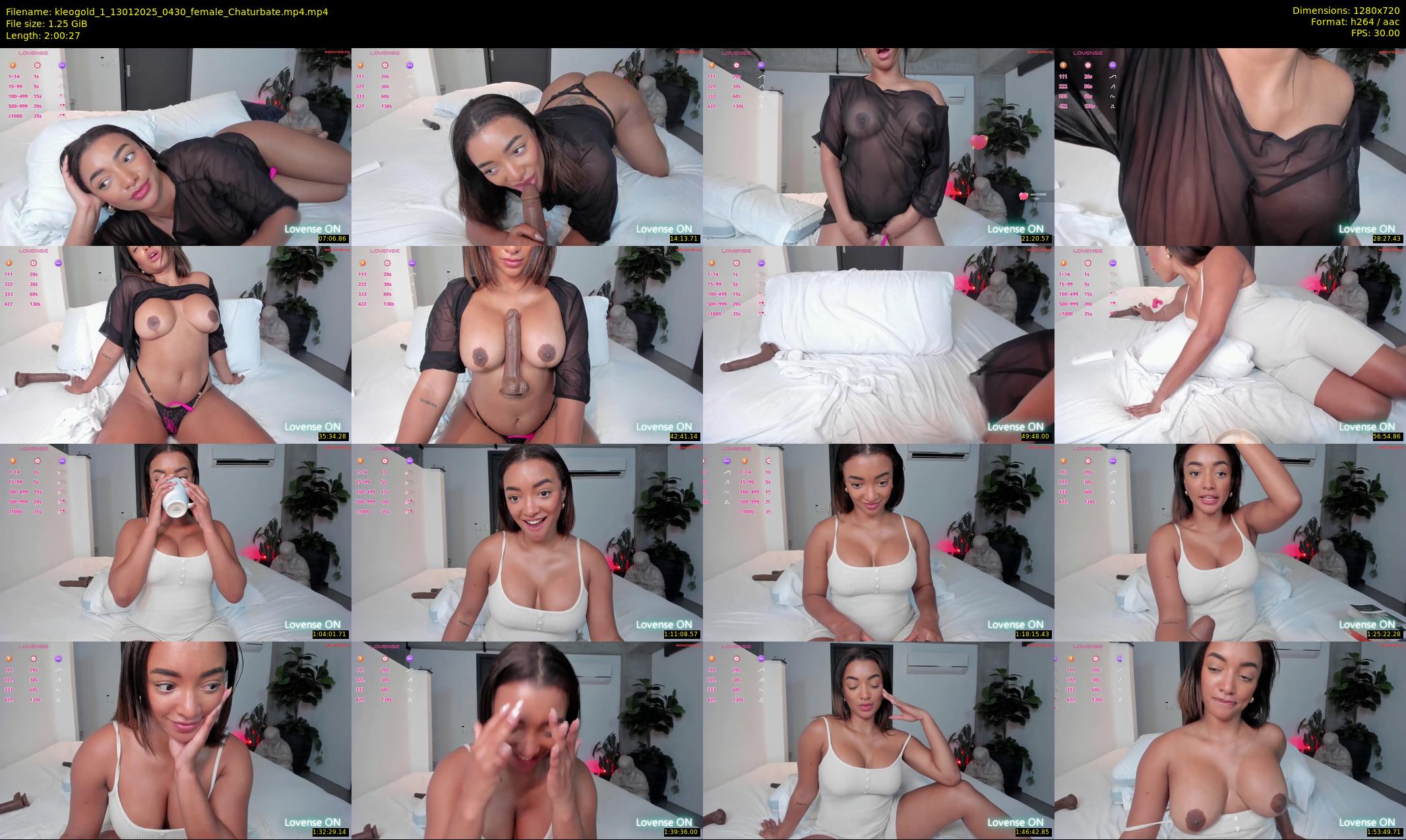 kleogold_1 — 121 minute Chaturbate female cam show recording, 720p, Jan 13, 2025