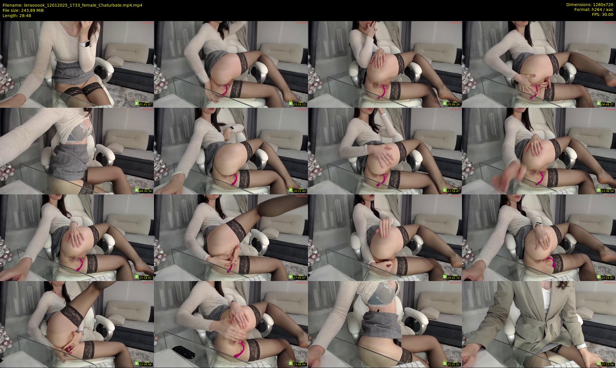 leraooook — 29 minute Chaturbate female cam show recording, 720p, Jan 12, 2025