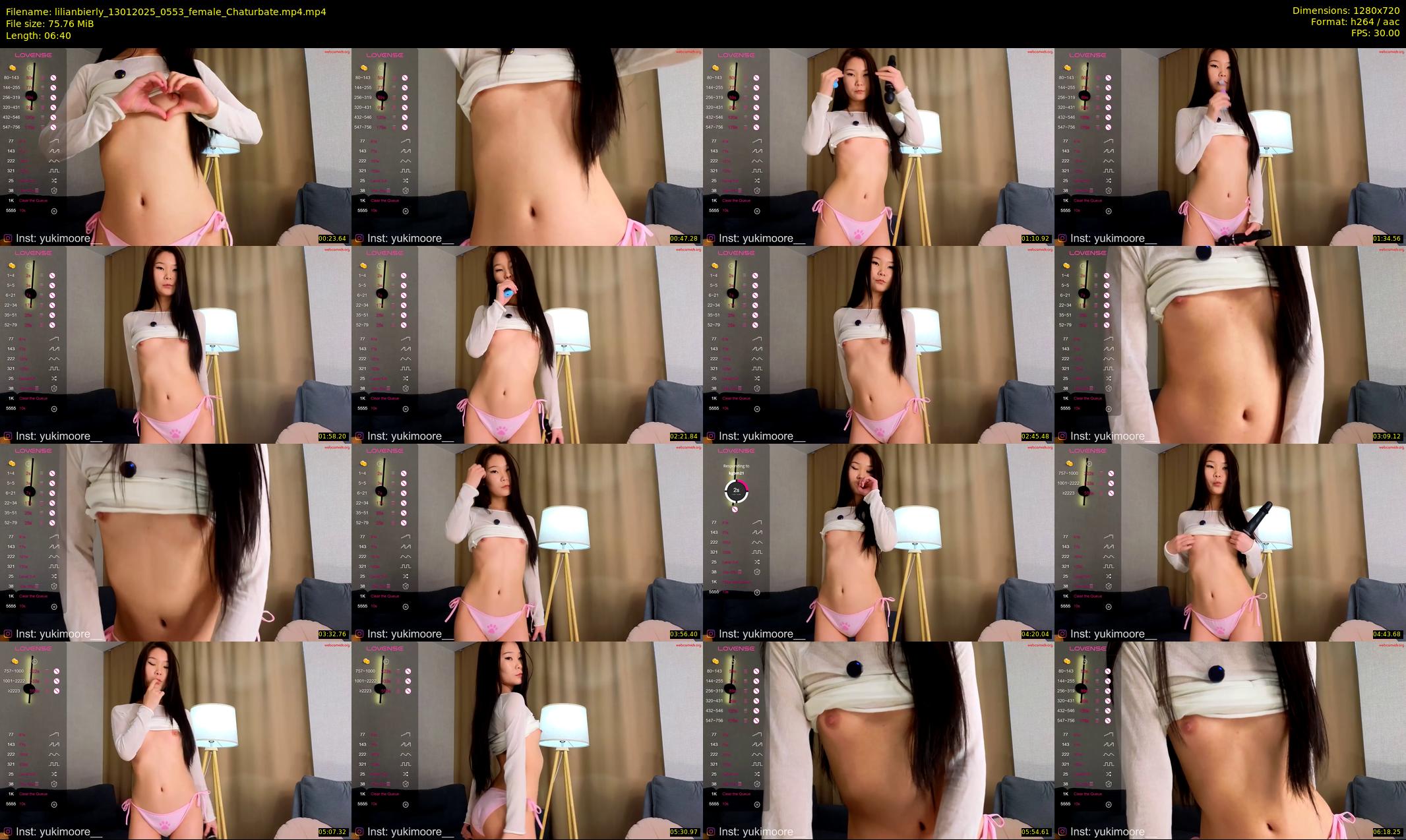 lilianbierly — 7 minute Chaturbate female cam show recording, 720p, Jan 13, 2025