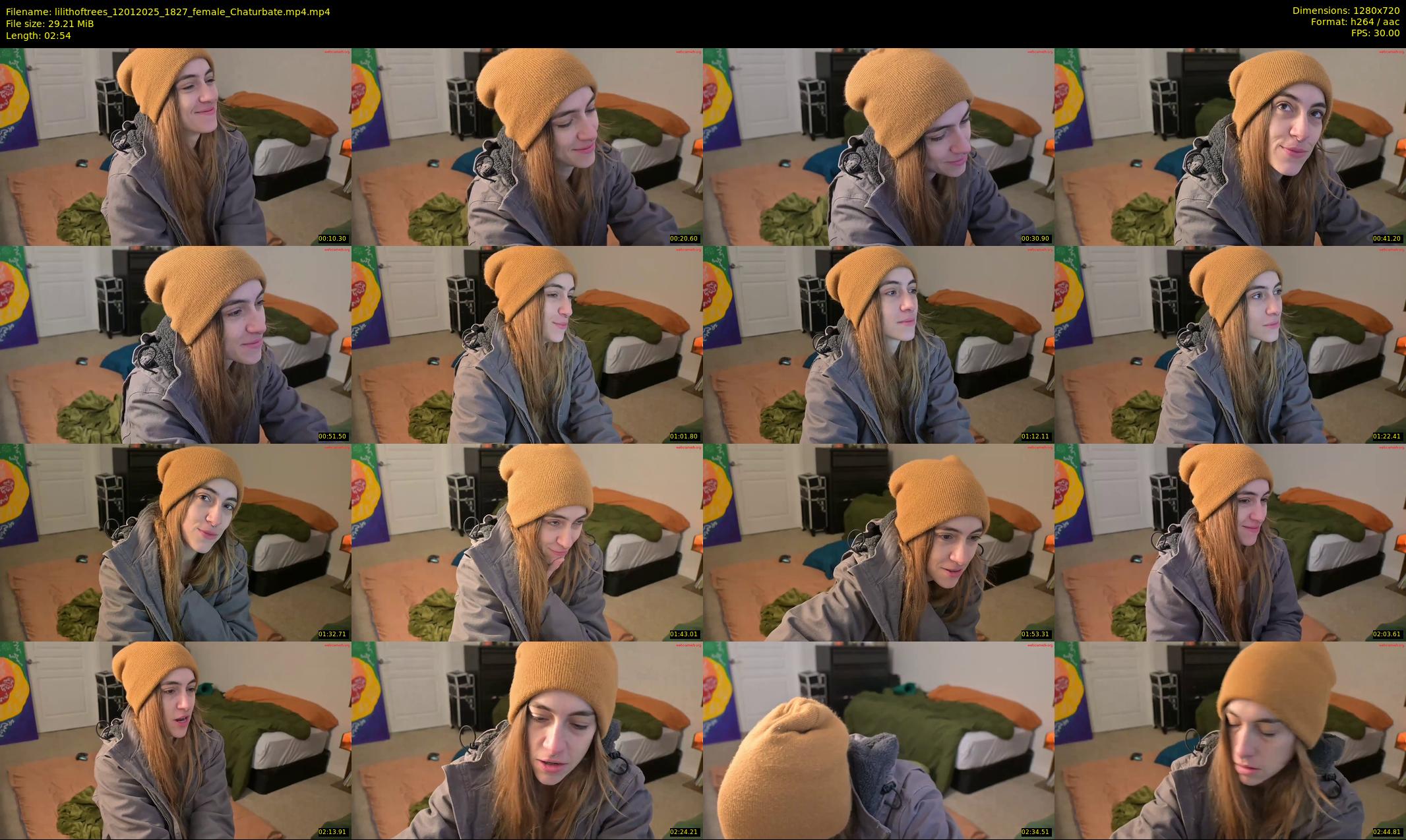 lilithoftrees — 3 minute Chaturbate female cam show recording, 720p, Jan 12, 2025