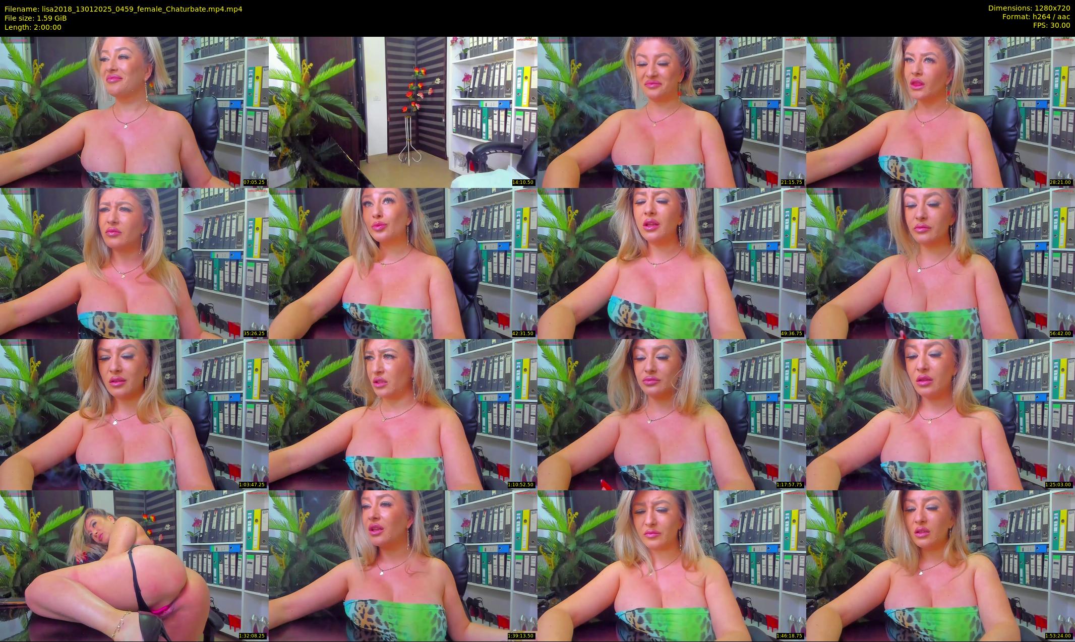 lisa2018 — 120 minute Chaturbate female cam show recording, 720p, Jan 13, 2025