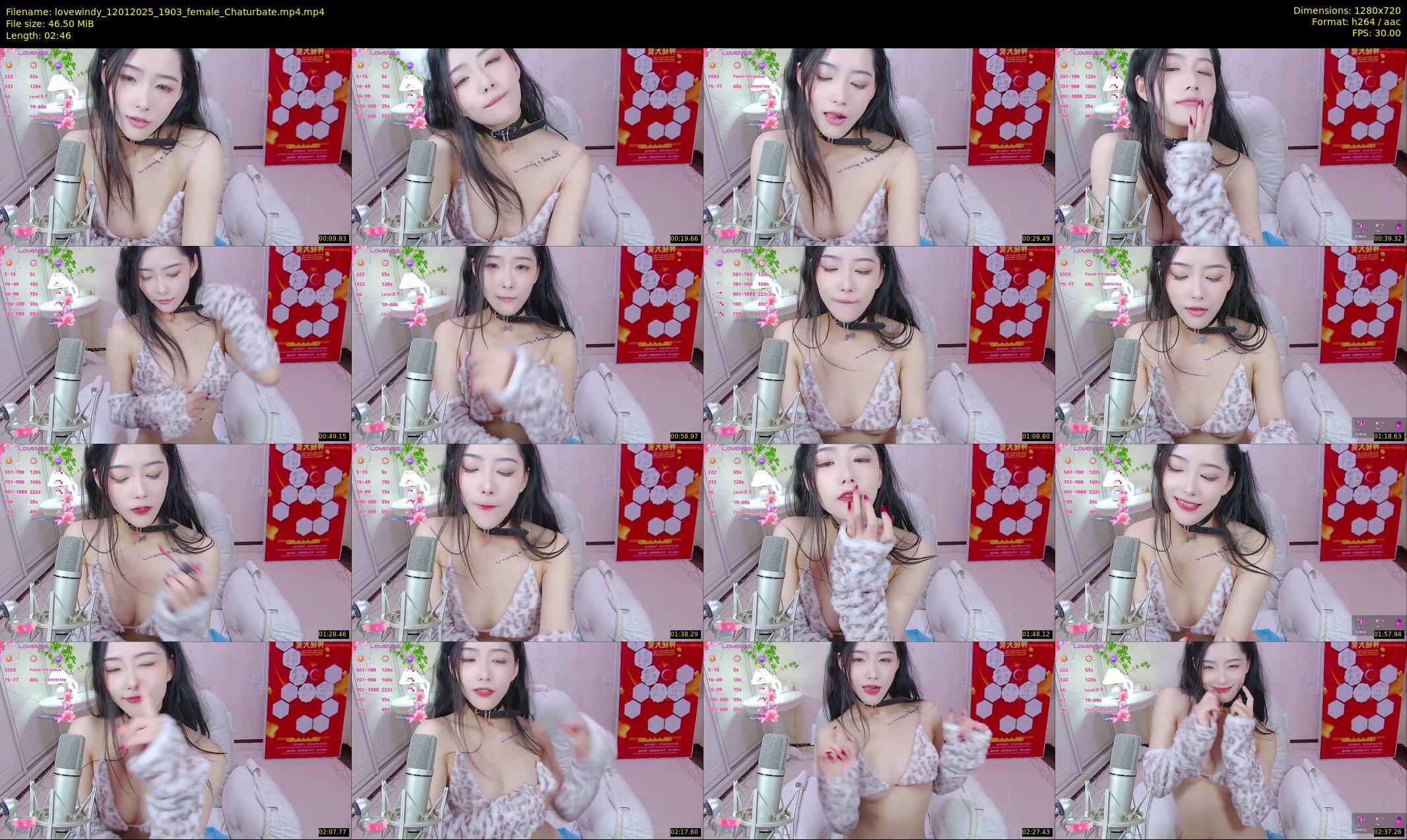 lovewindy — 3 minute Chaturbate female cam show recording, 720p, Jan 12, 2025
