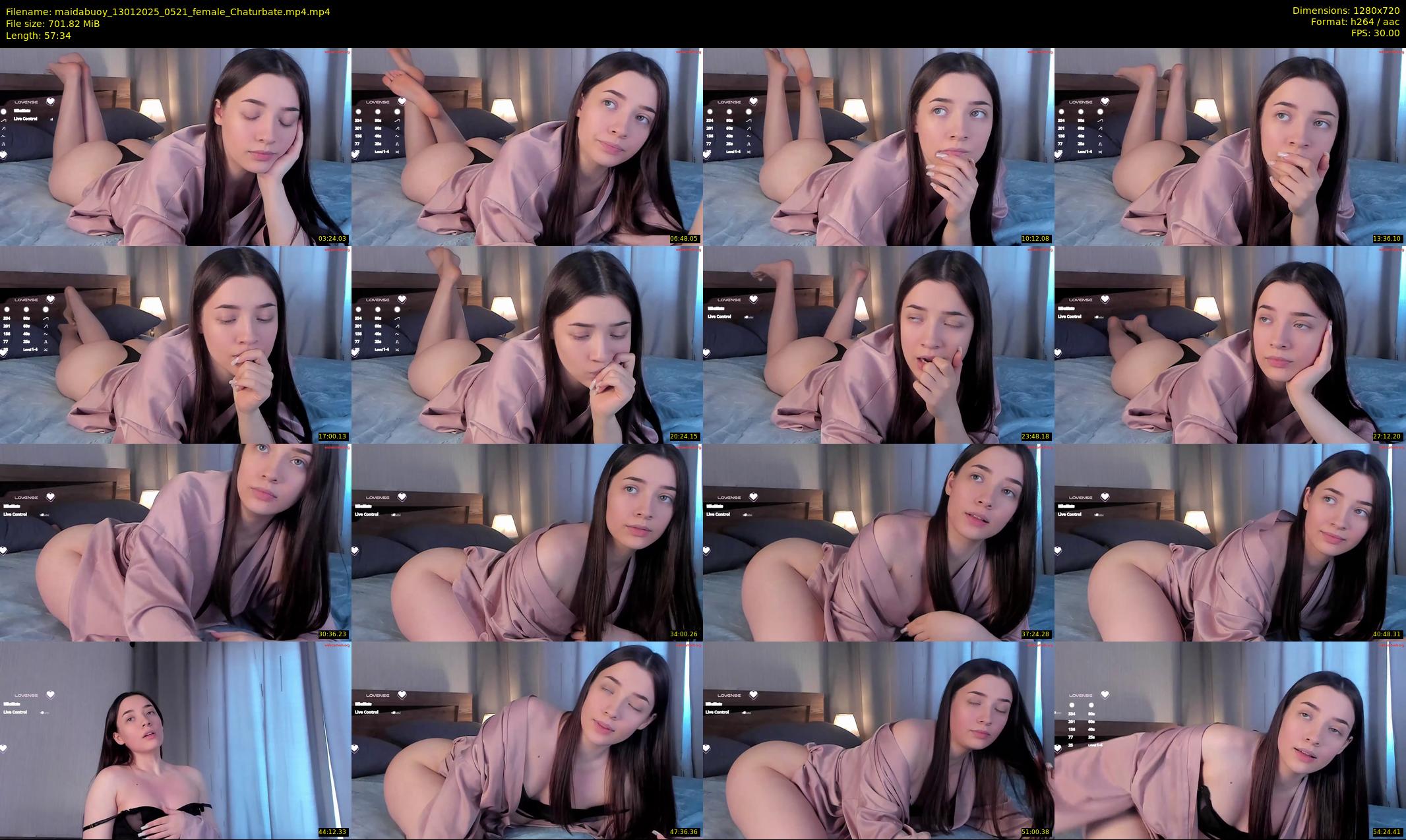 maidabuoy — 58 minute Chaturbate female cam show recording, 720p, Jan 13, 2025