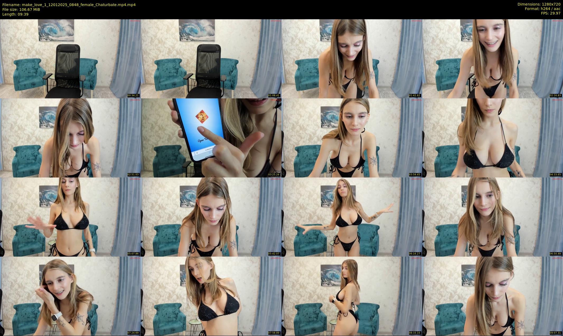 make_love_1 — 10 minute Chaturbate female cam show recording, 720p, Jan 12, 2025