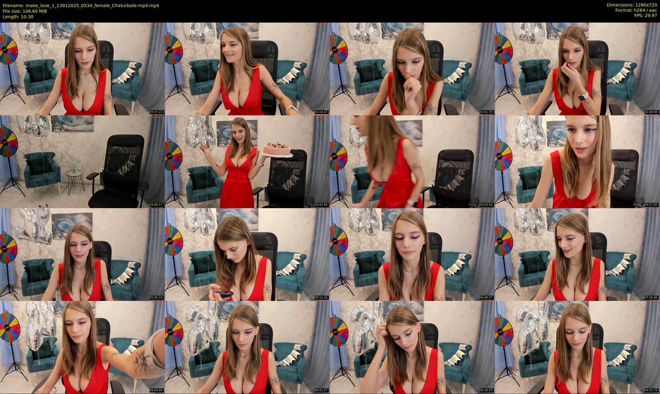 make_love_1 — 11 minute Chaturbate female cam show recording, 720p, Jan 13, 2025