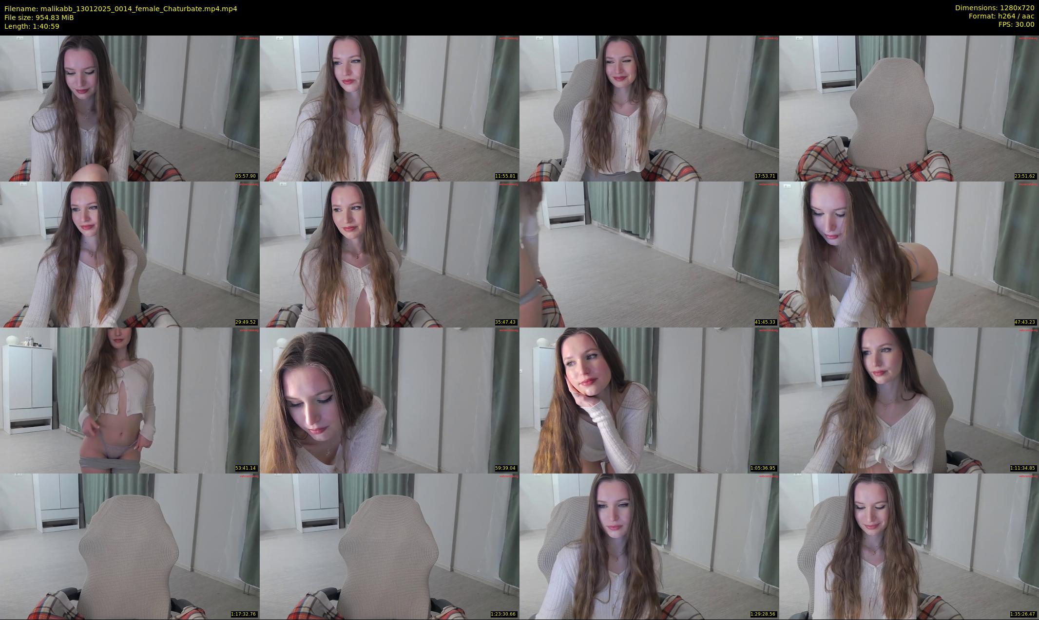 malikabb — 101 minute Chaturbate female cam show recording, 720p, Jan 13, 2025