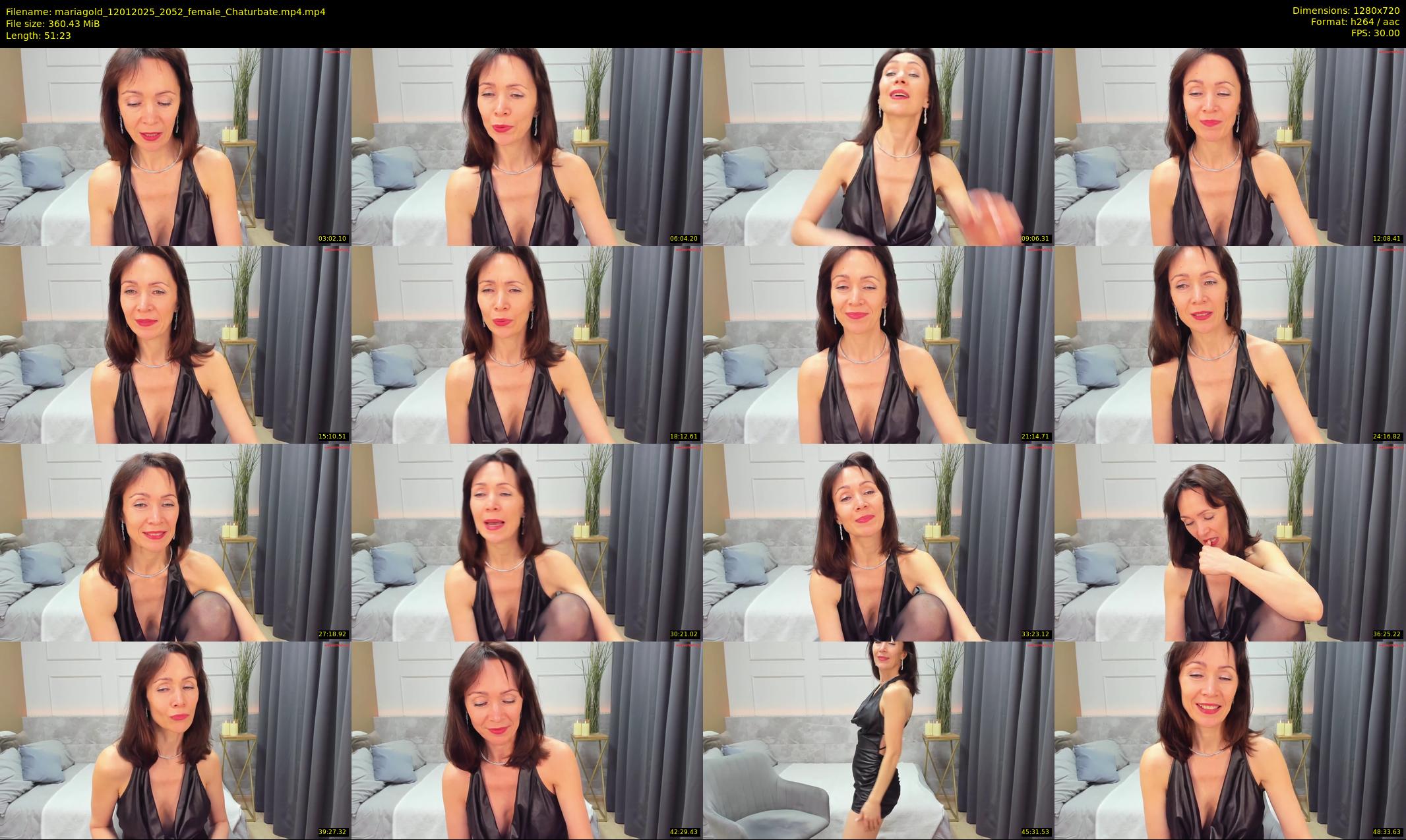 mariagold — 52 minute Chaturbate female cam show recording, 720p, Jan 12, 2025