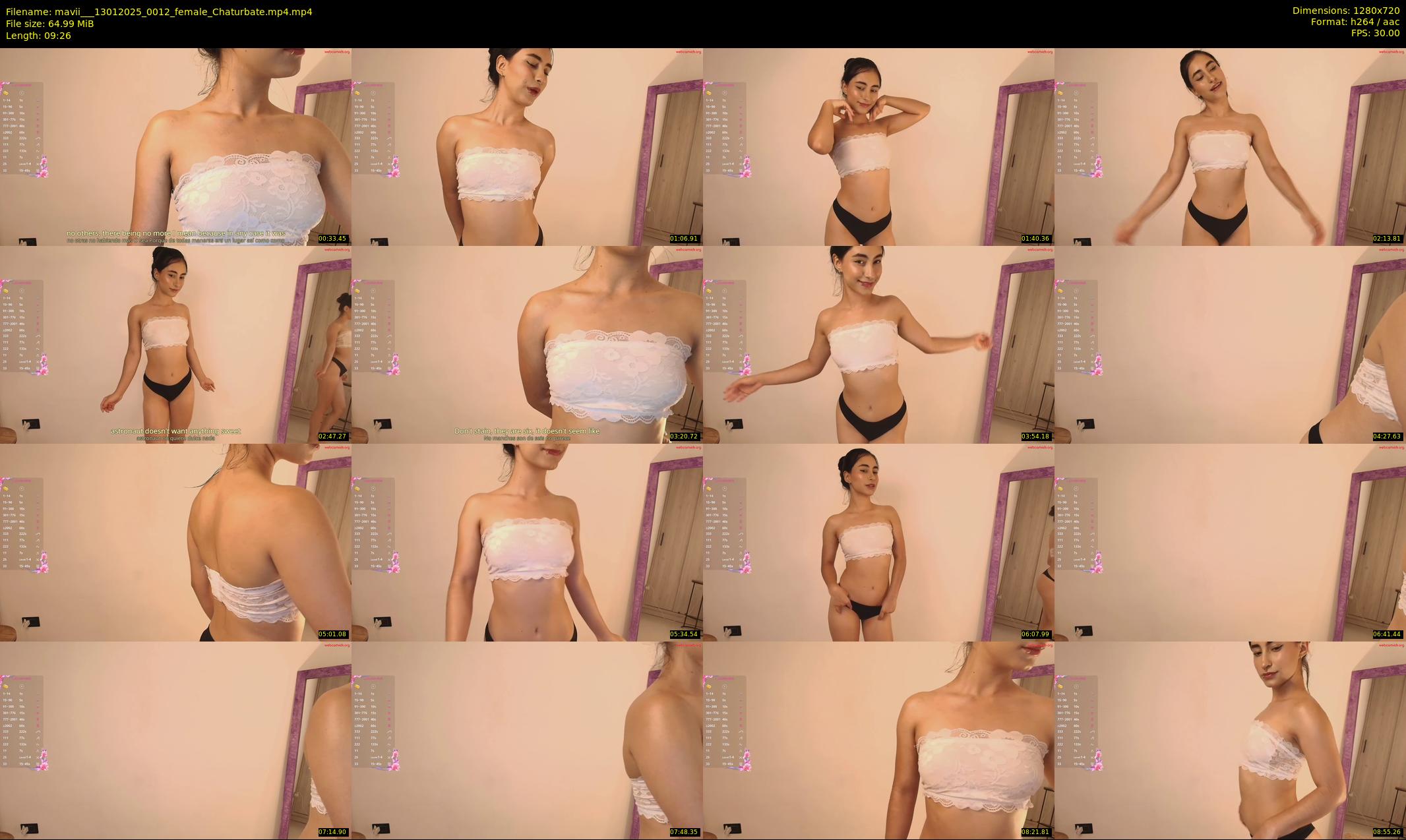 mavii__ — 10 minute Chaturbate female cam show recording, 720p, Jan 13, 2025