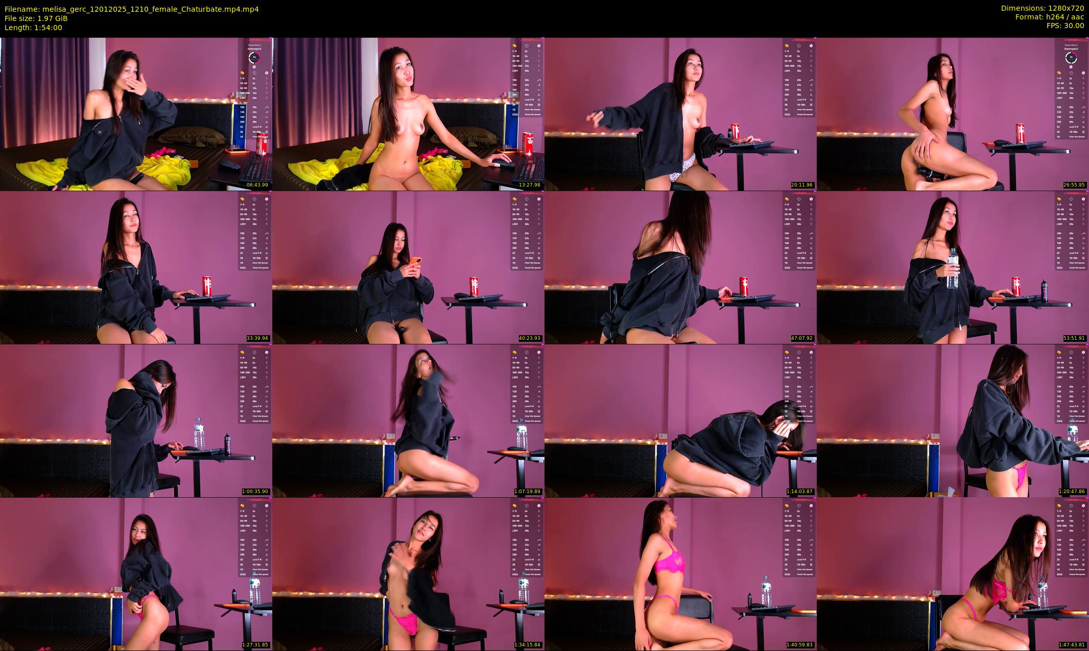 melisa_gerc — 114 minute Chaturbate female cam show recording, 720p, Jan 12, 2025