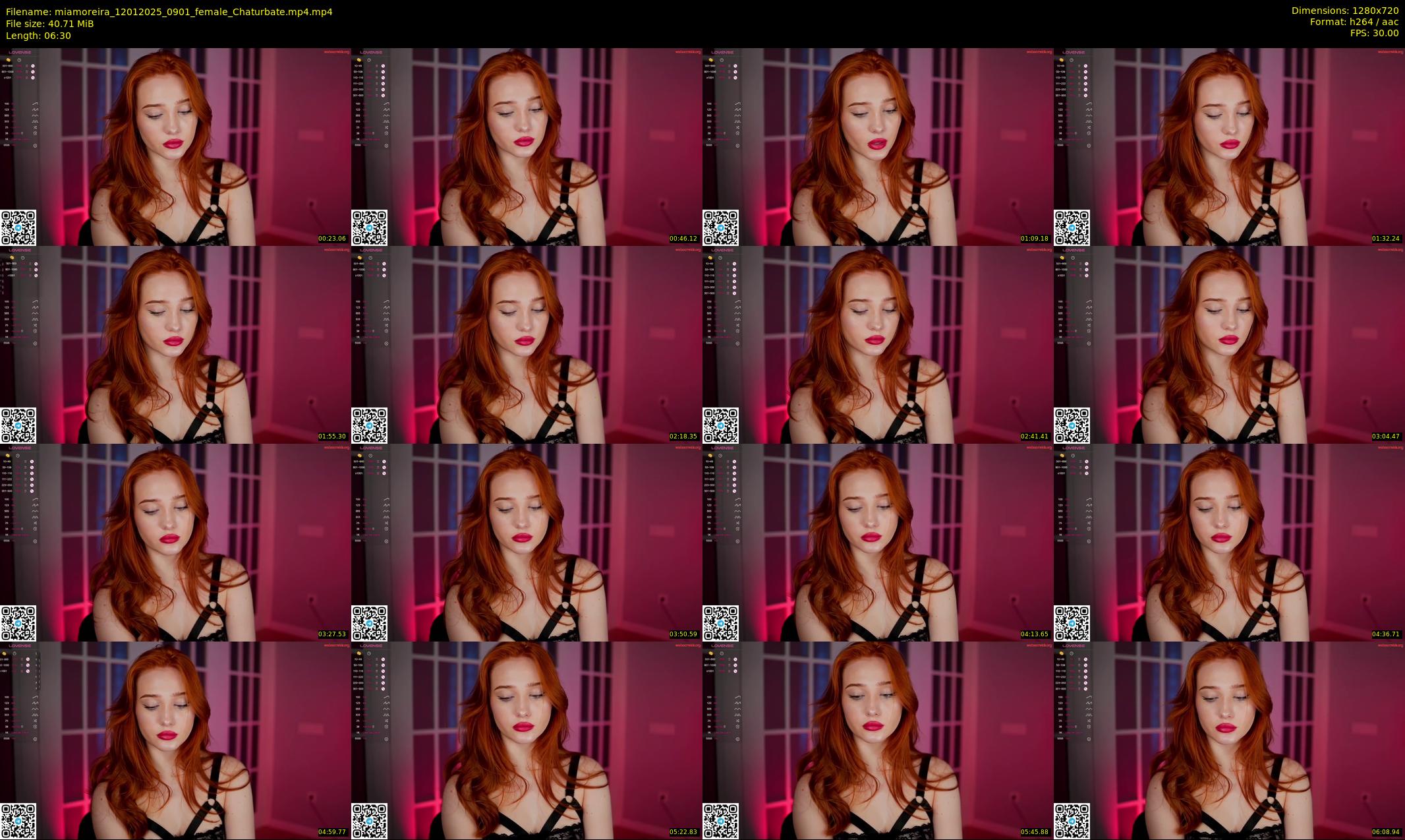 miamoreira — 7 minute Chaturbate female cam show recording, 720p, Jan 12, 2025