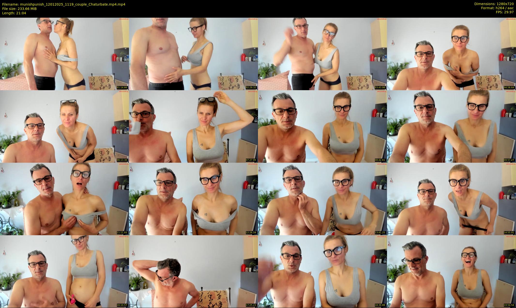 munishpunish — 22 minute Chaturbate couple cam show recording, 720p, Jan 12, 2025