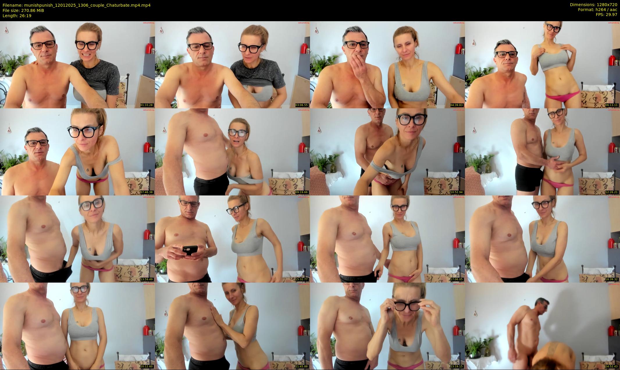 munishpunish — 27 minute Chaturbate couple cam show recording, 720p, Jan 12, 2025