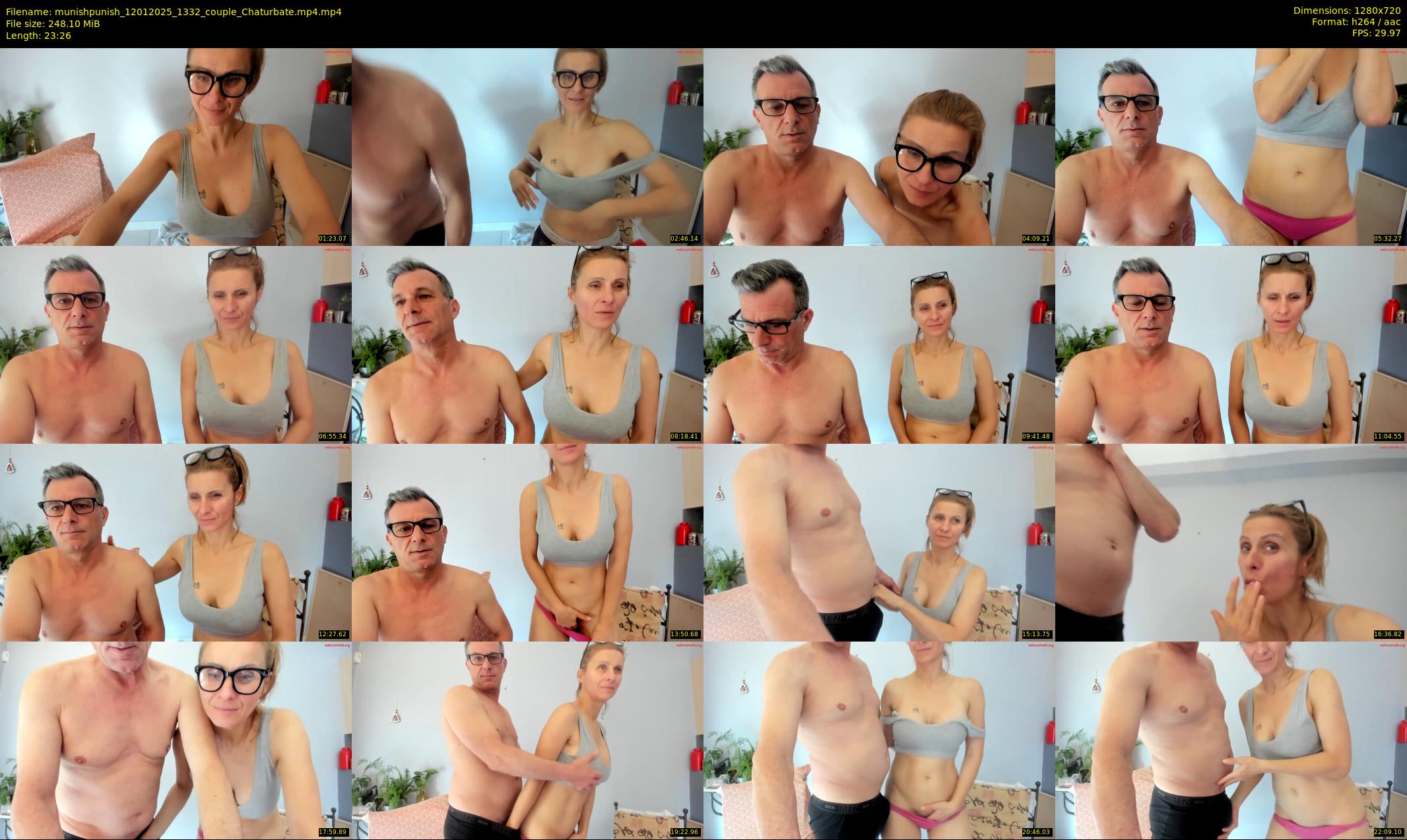 munishpunish — 24 minute Chaturbate couple cam show recording, 720p, Jan 12, 2025