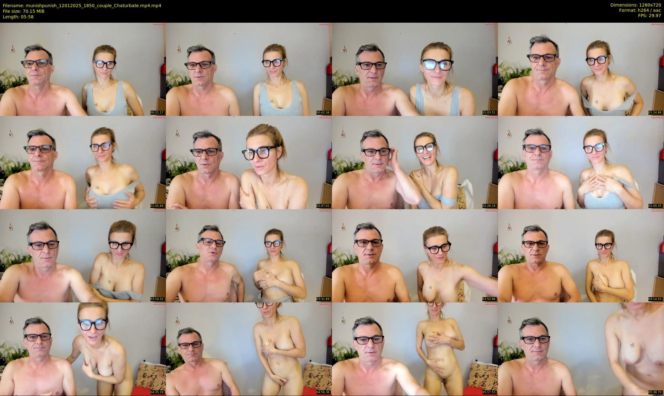 munishpunish — 6 minute Chaturbate couple cam show recording, 720p, Jan 12, 2025