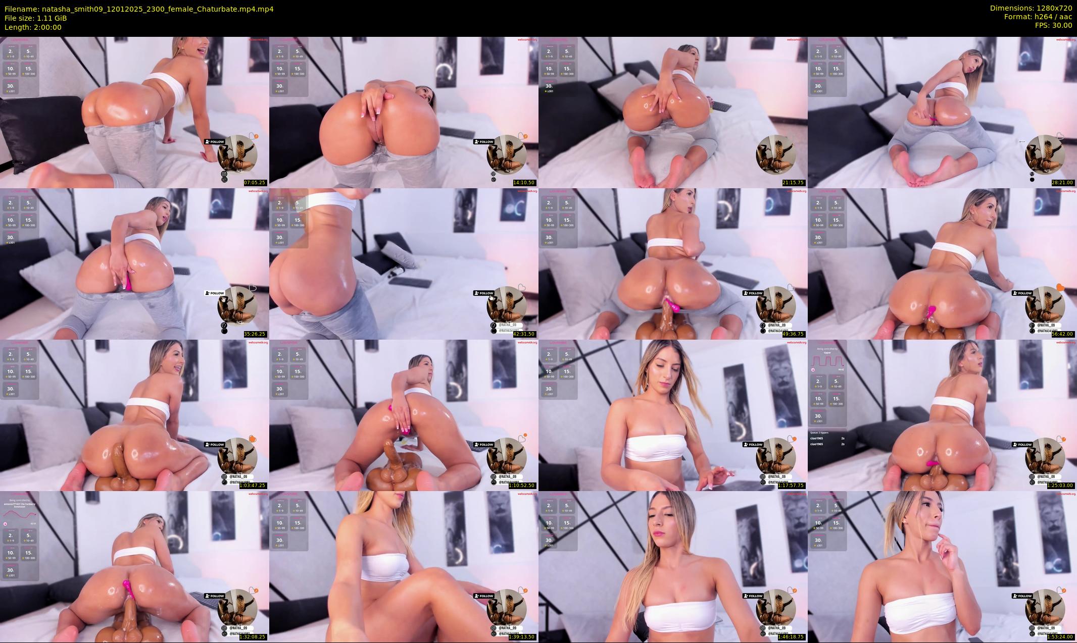 natasha_smith09 — 120 minute Chaturbate female cam show recording, 720p, Jan 12, 2025