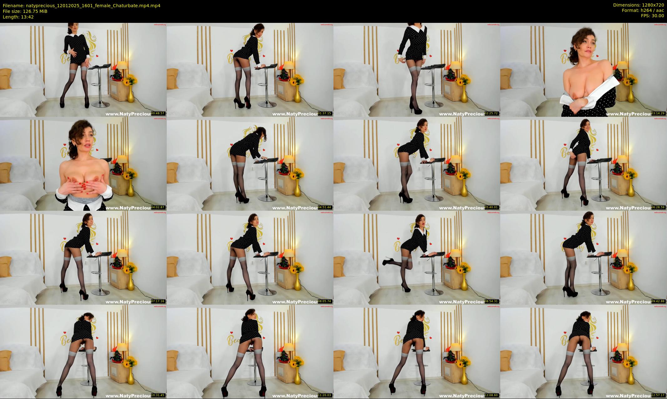 natyprecious — 14 minute Chaturbate female cam show recording, 720p, Jan 12, 2025