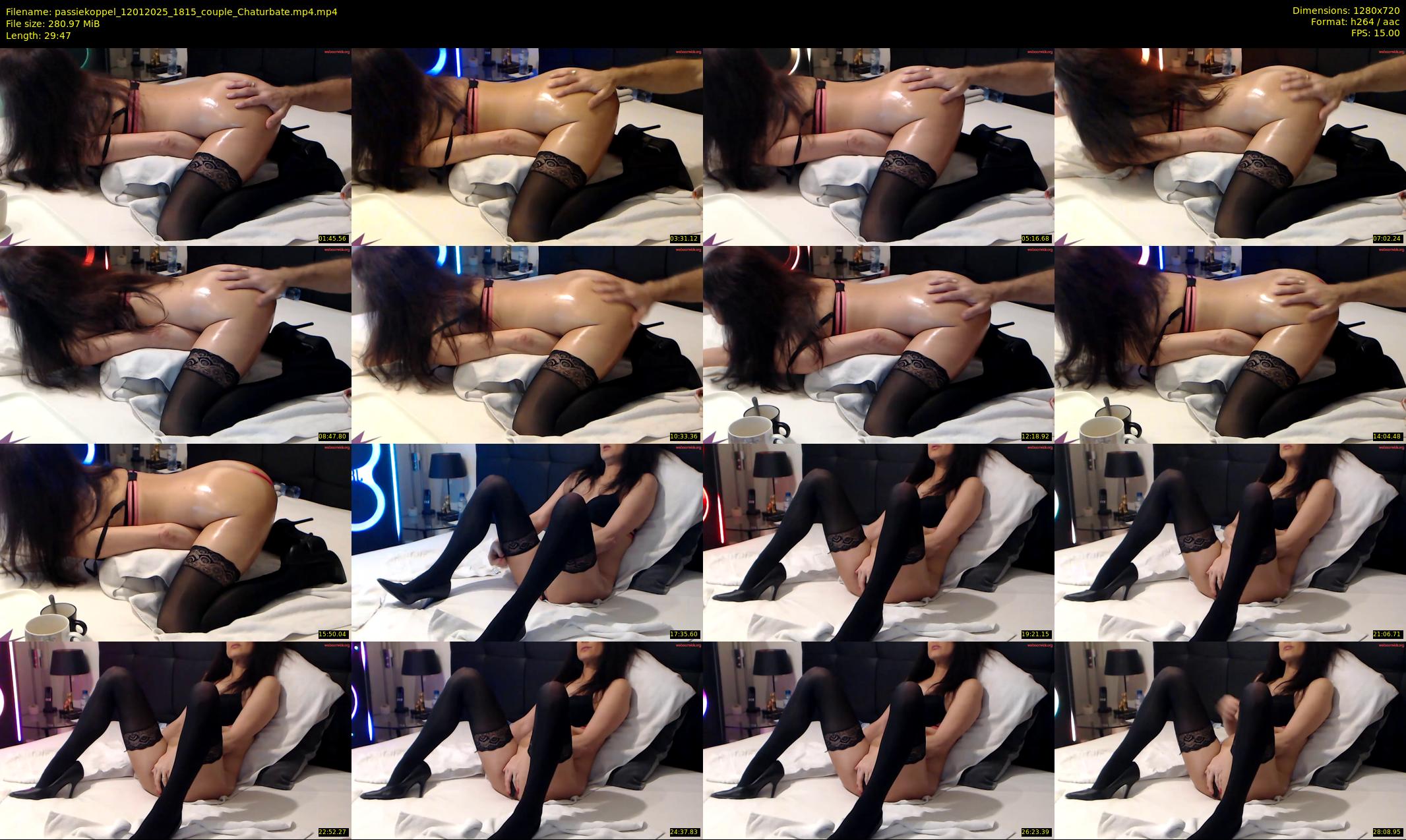 passiekoppel — 30 minute Chaturbate couple cam show recording, 720p, Jan 12, 2025