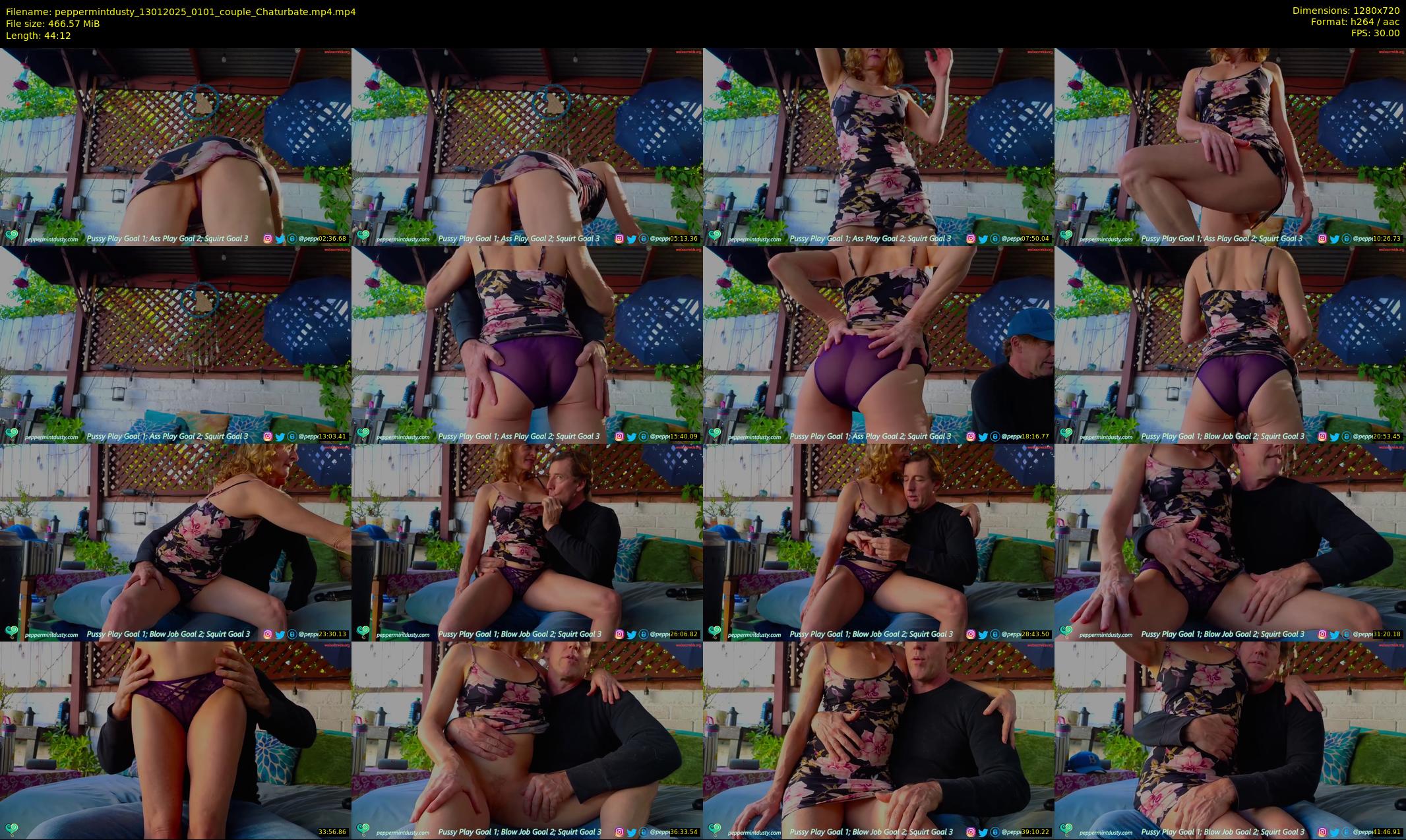 peppermintdusty — 45 minute Chaturbate couple cam show recording, 720p, Jan 13, 2025