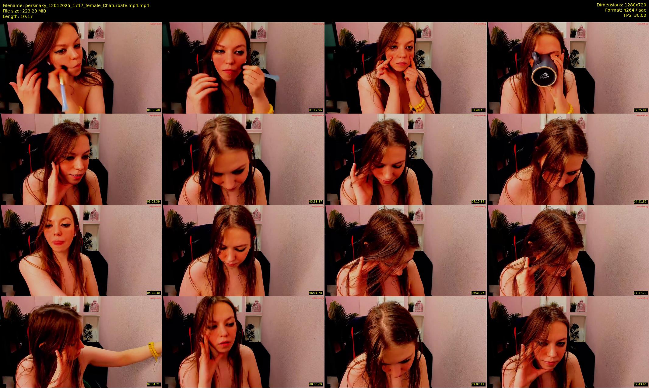 persinaky — 11 minute Chaturbate female cam show recording, 720p, Jan 12, 2025