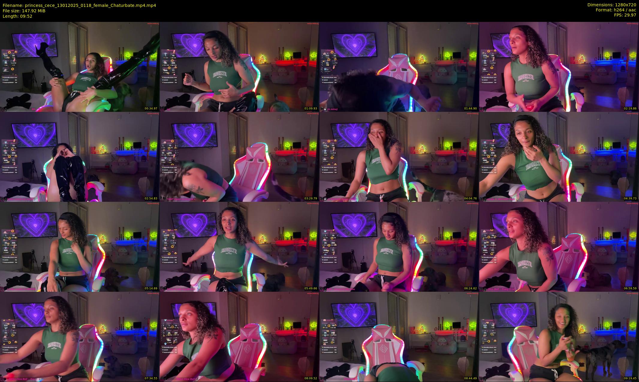 princess_cece — 10 minute Chaturbate female cam show recording, 720p, Jan 13, 2025
