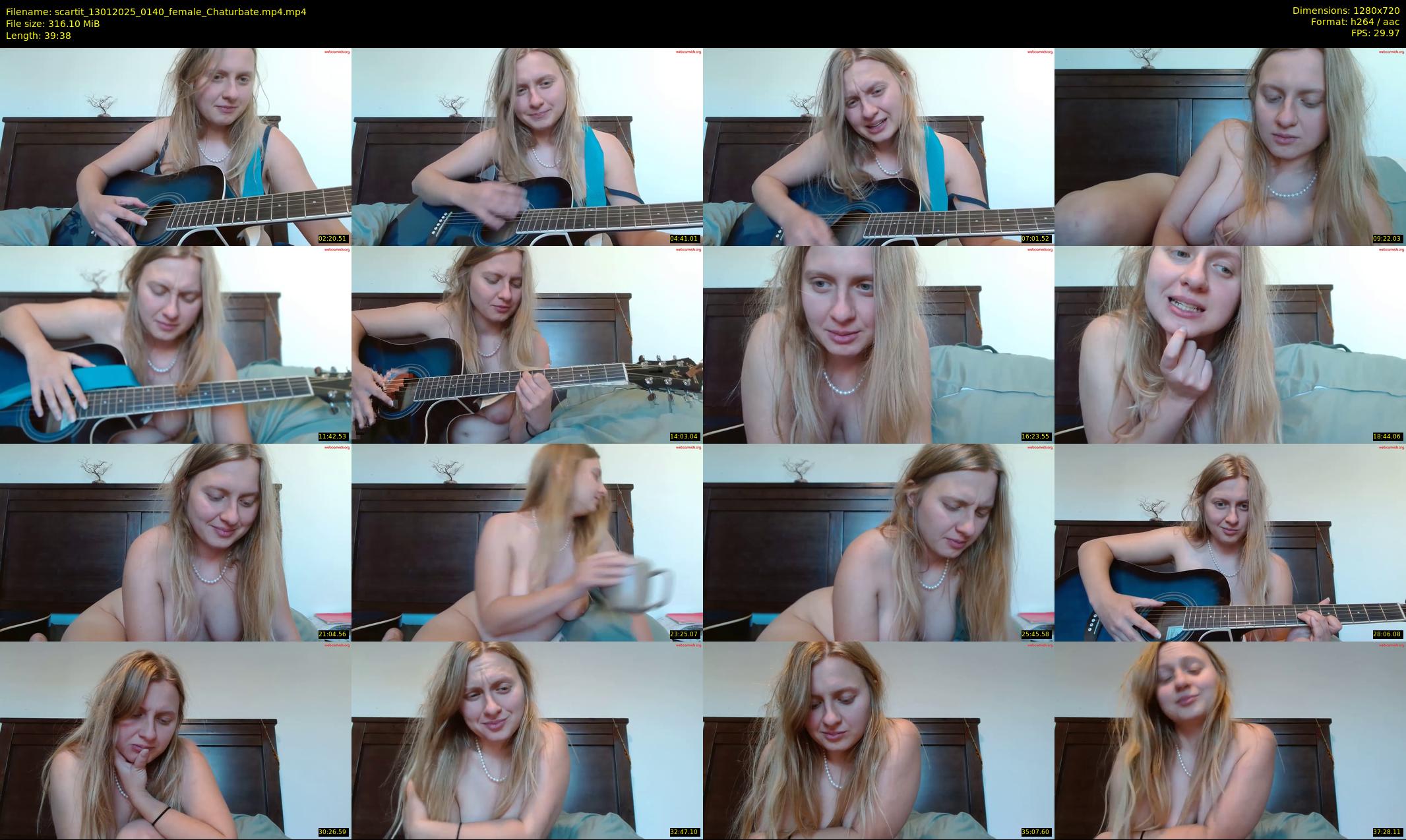 scartit — 40 minute Chaturbate female cam show recording, 720p, Jan 13, 2025