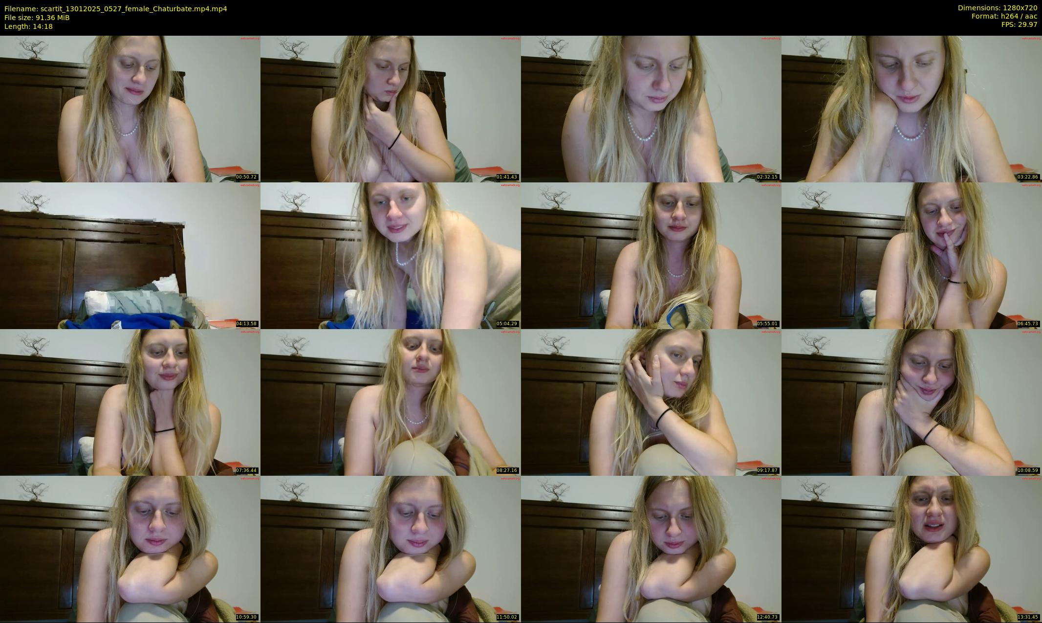 scartit — 15 minute Chaturbate female cam show recording, 720p, Jan 13, 2025