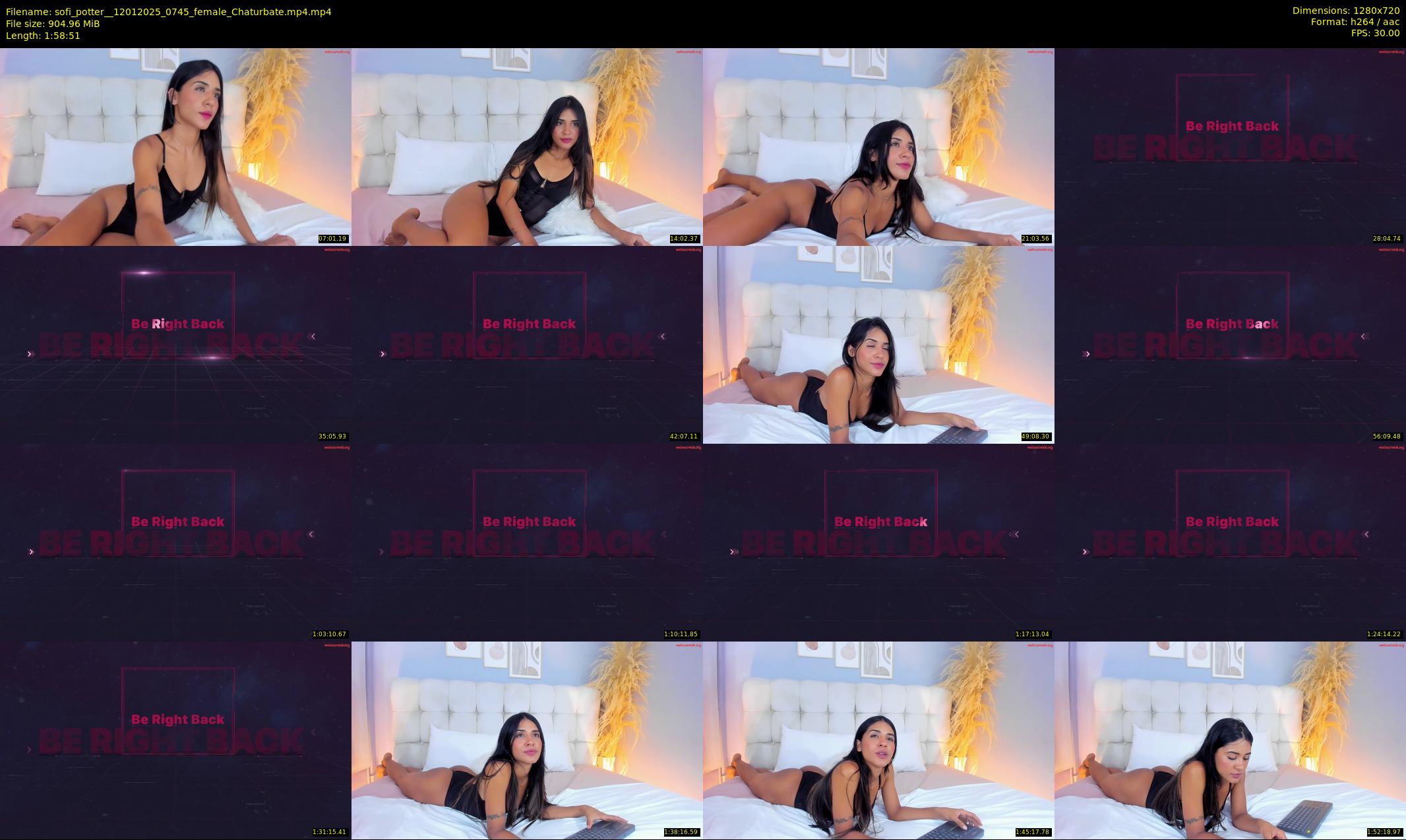 sofi_potter_ — 119 minute Chaturbate female cam show recording, 720p, Jan 12, 2025