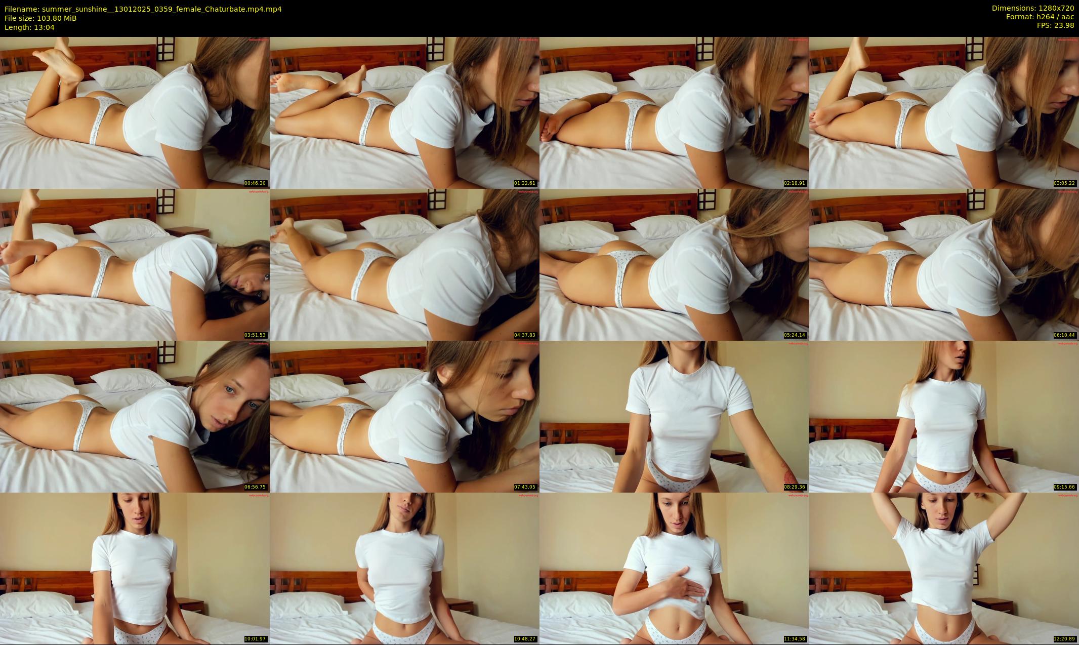 summer_sunshine_ — 14 minute Chaturbate female cam show recording, 720p, Jan 13, 2025