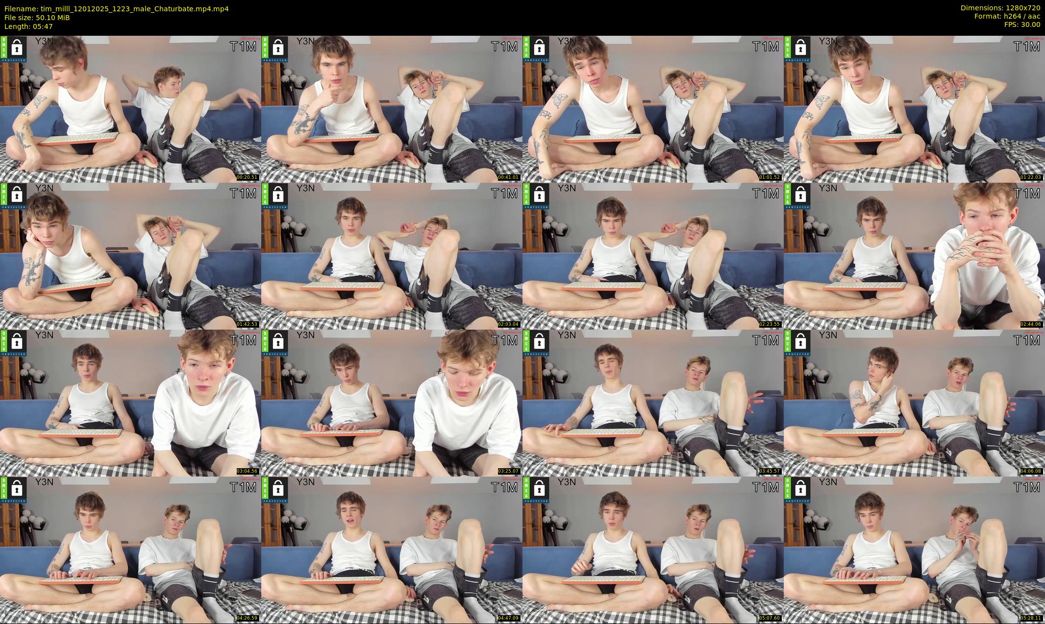 tim_milll — 6 minute Chaturbate male cam show recording, 720p, Jan 12, 2025