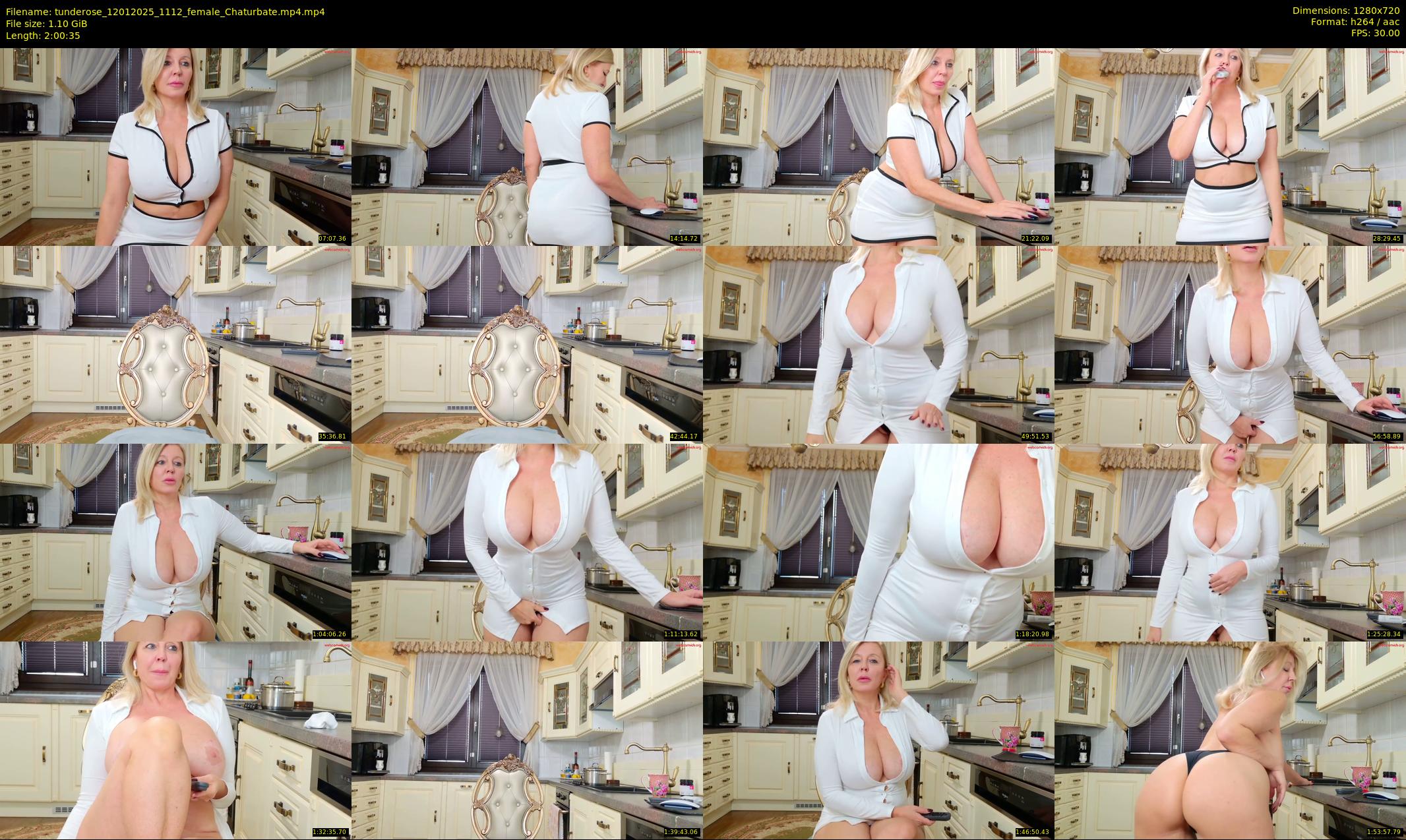tunderose — 121 minute Chaturbate female cam show recording, 720p, Jan 12, 2025