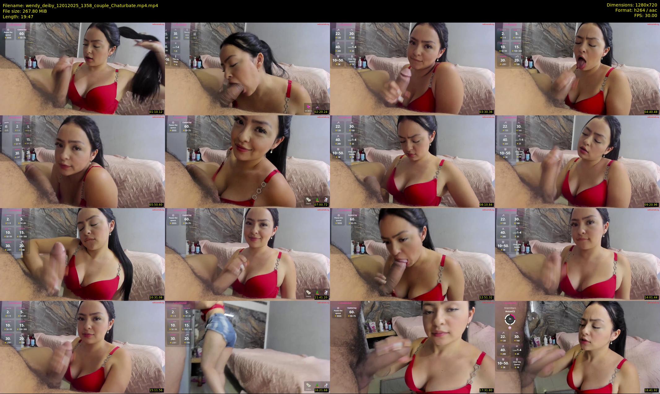 wendy_deiby — 20 minute Chaturbate couple cam show recording, 720p, Jan 12, 2025