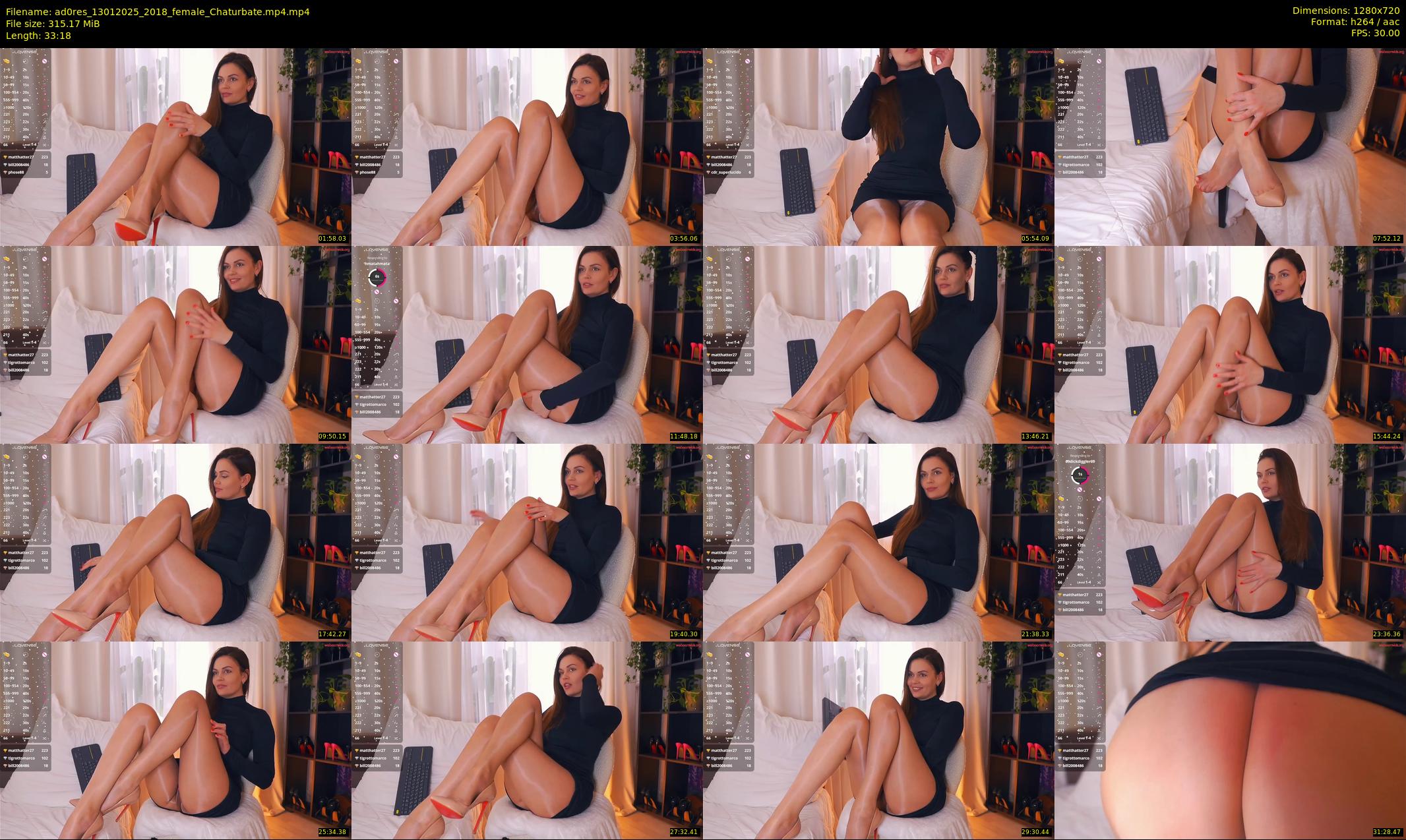 ad0res — 34 minute Chaturbate female cam show recording, 720p, Jan 13, 2025