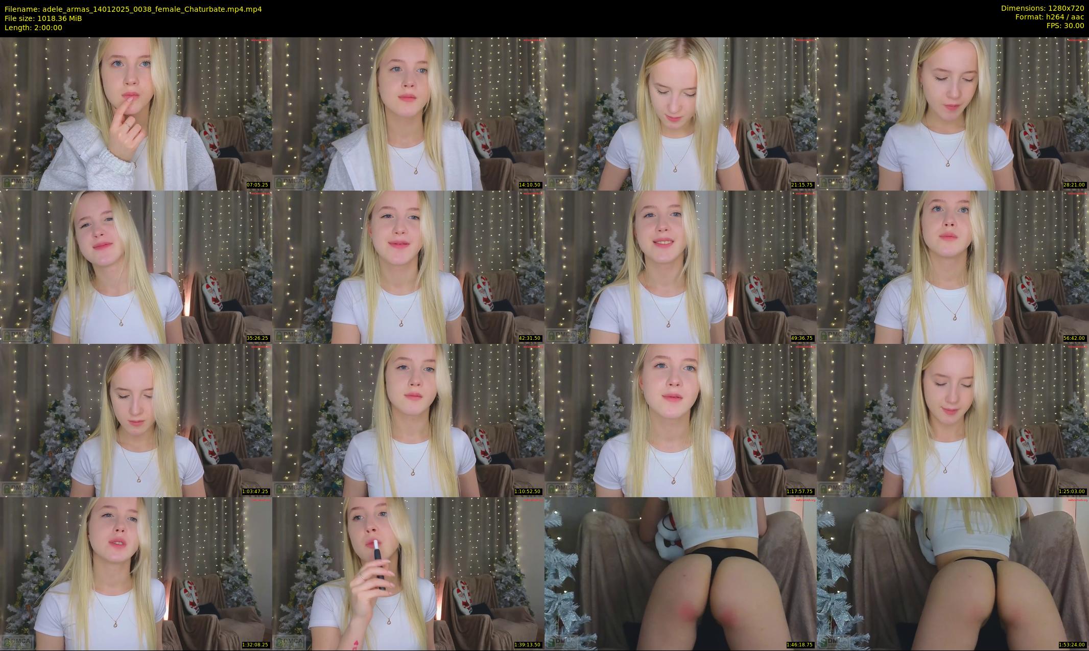 adele_armas — 120 minute Chaturbate female cam show recording, 720p, Jan 14, 2025
