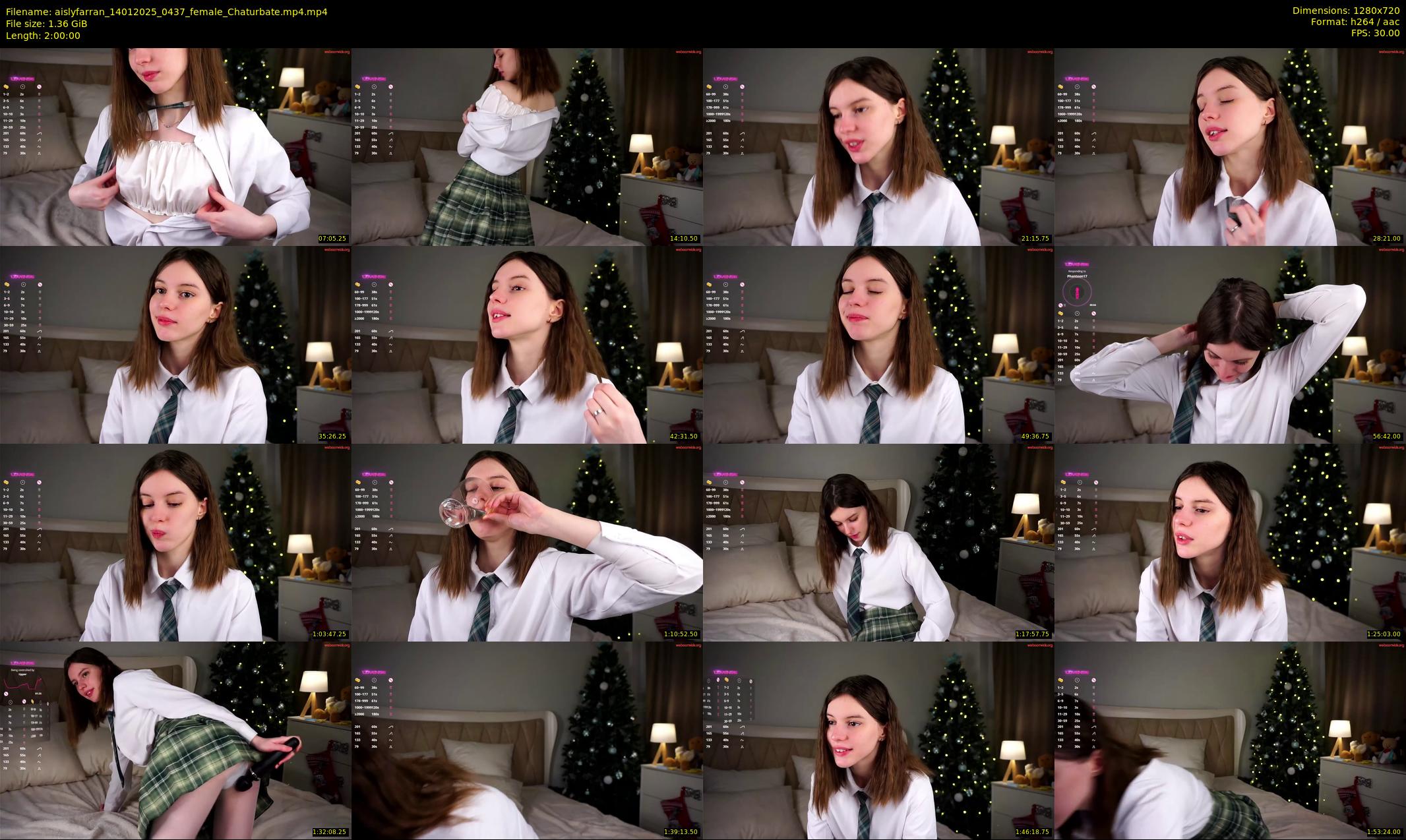 aislyfarran — 120 minute Chaturbate female cam show recording, 720p, Jan 14, 2025